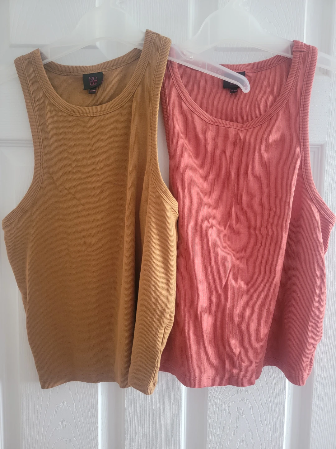 No Boundaries Ribbed Tank Tops (2 Pack) - XL/TG
