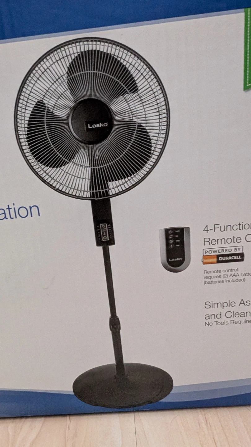 Lasko Elite Collection Pedestal Fan with Remote