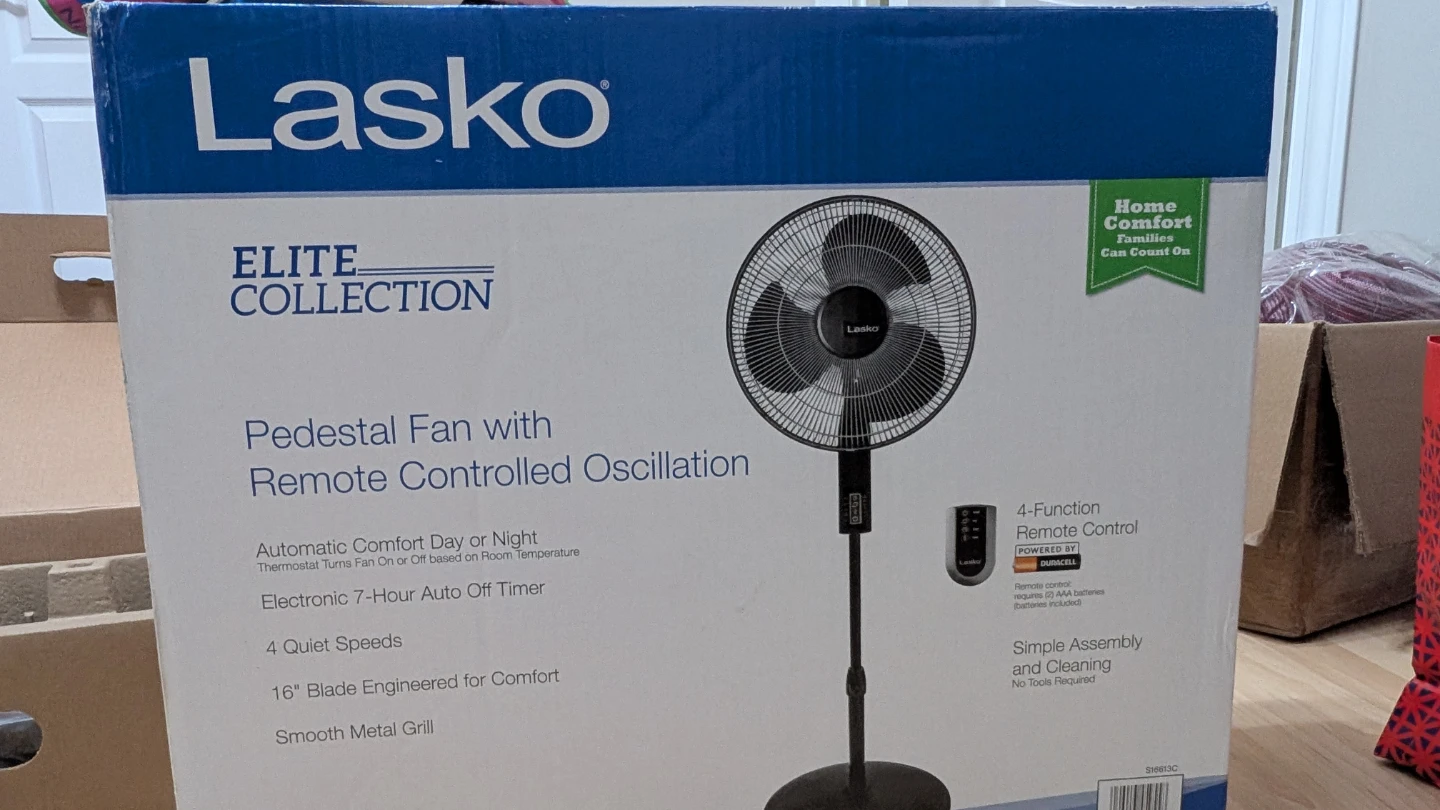 Lasko Elite Collection Pedestal Fan with Remote - photo 2