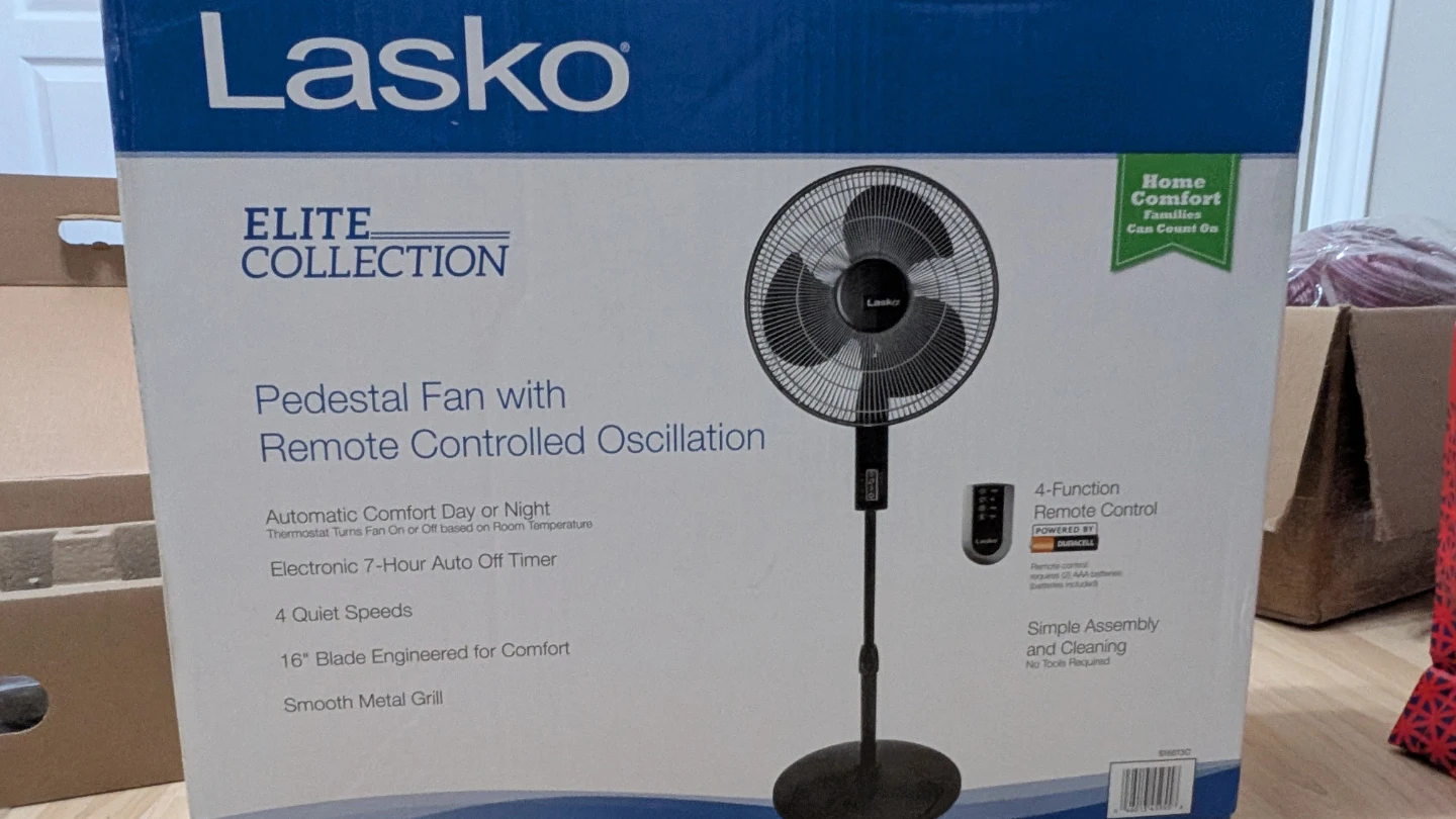 Lasko Elite Collection Pedestal Fan with Remote - photo 3