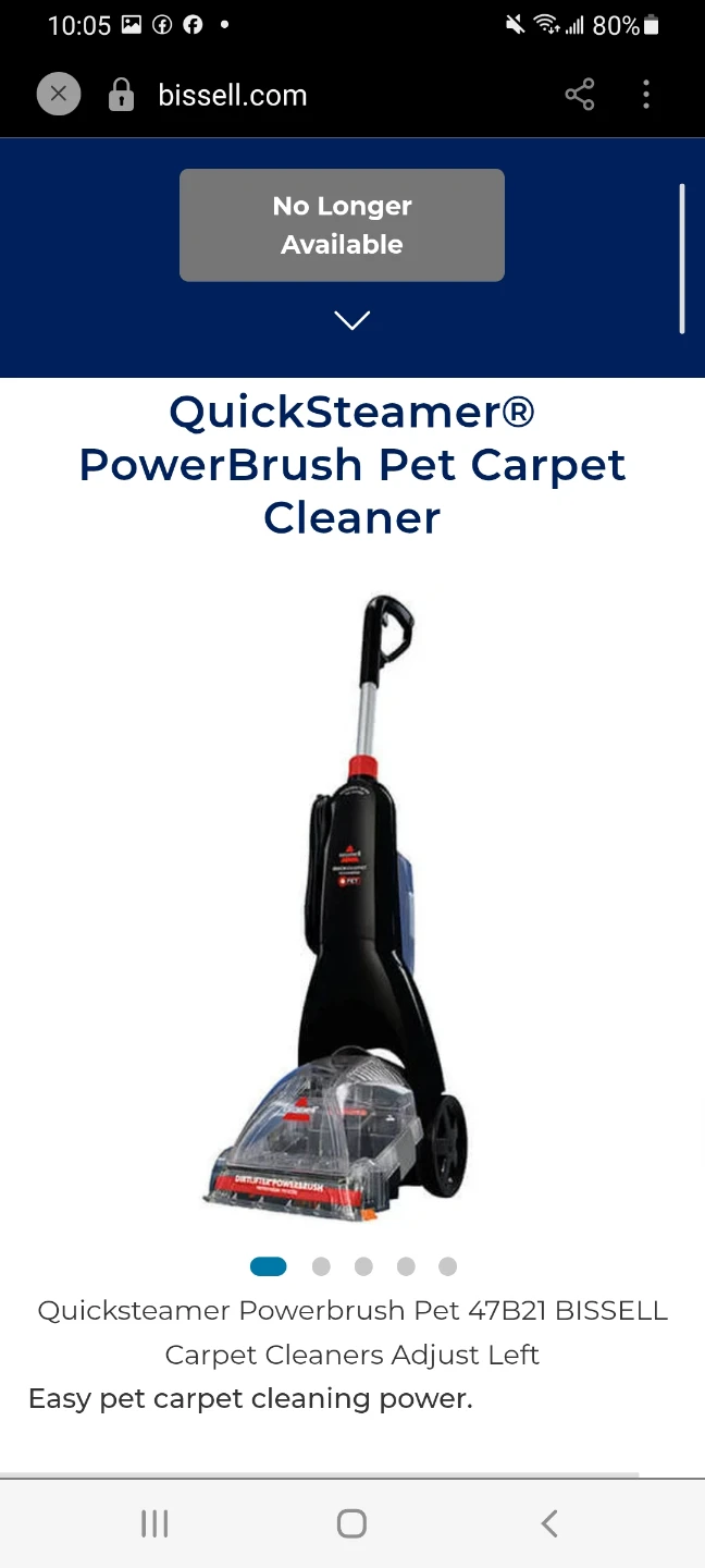 Bissell QuickSteamer PowerBrush Pet Carpet Cleaner - photo 4