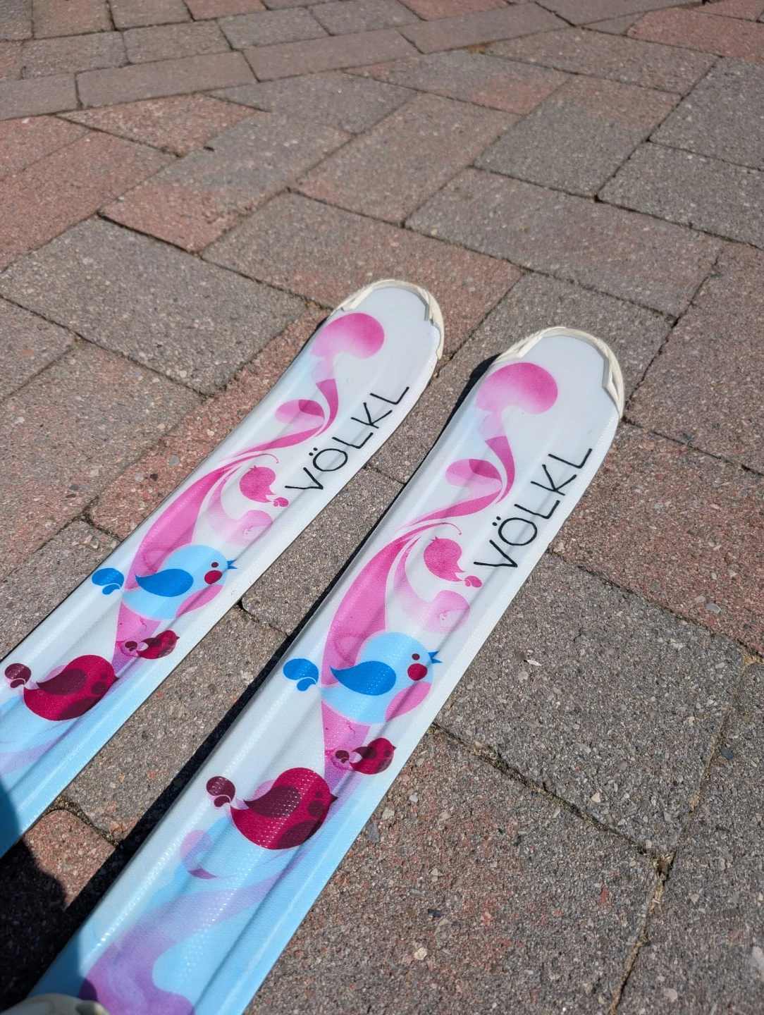 Girl's Völkl Chica 120cm Tip Rocker Skis with Marker Bindings - photo 4
