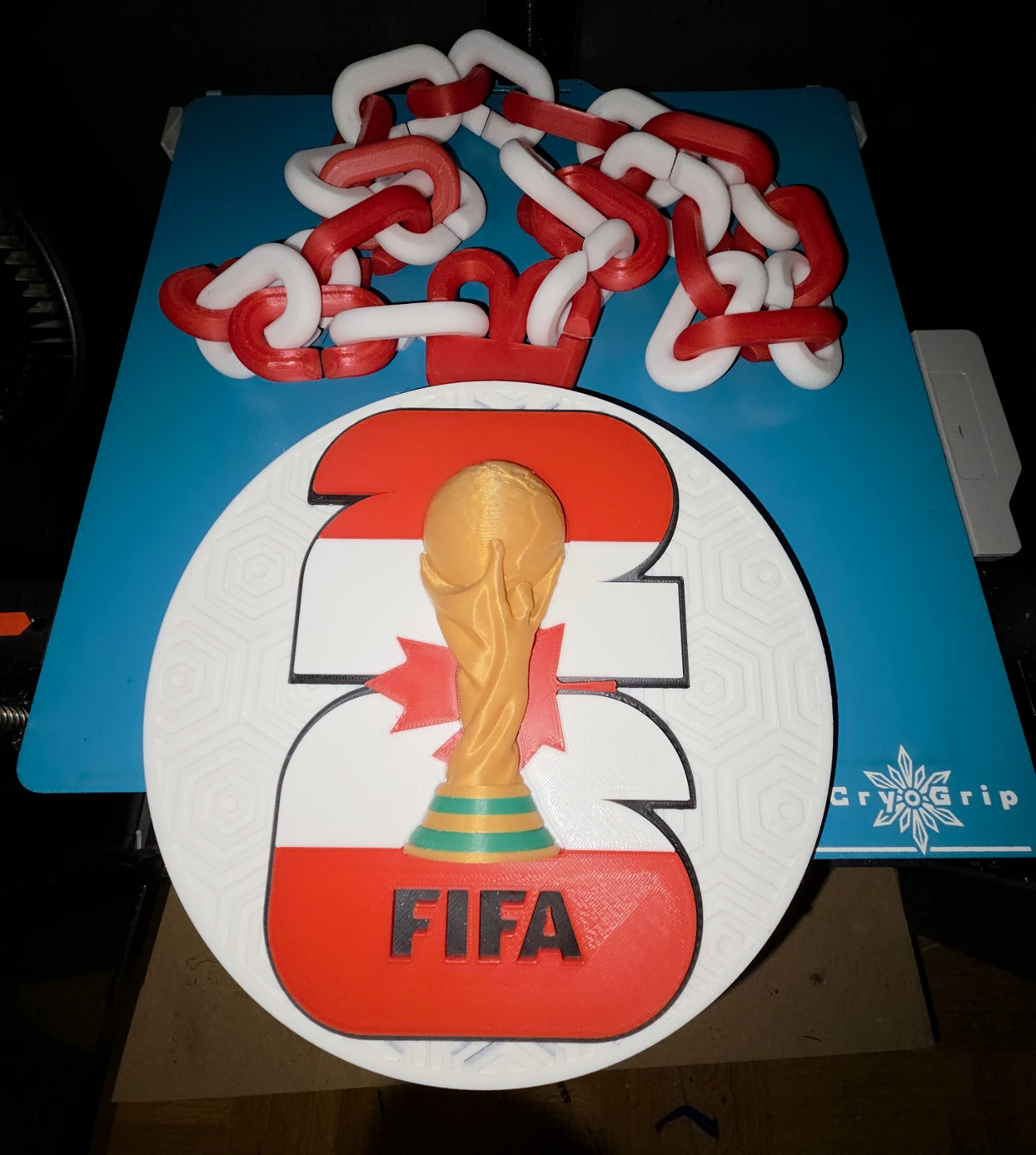 Fifa world cup 3d printed pendants with chain - photo 5