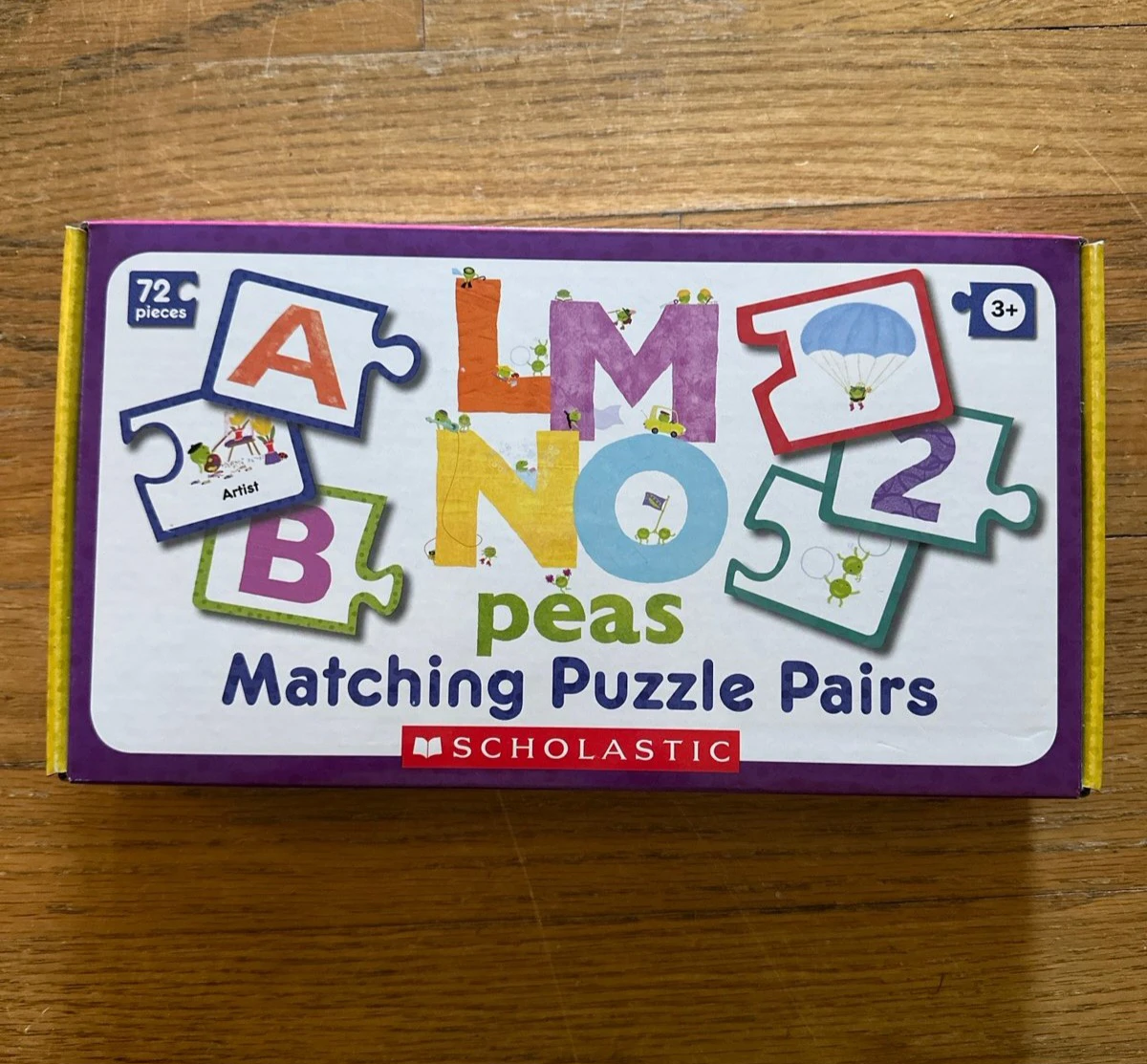 Scholastic LMNO Peas Matching Puzzle Pairs