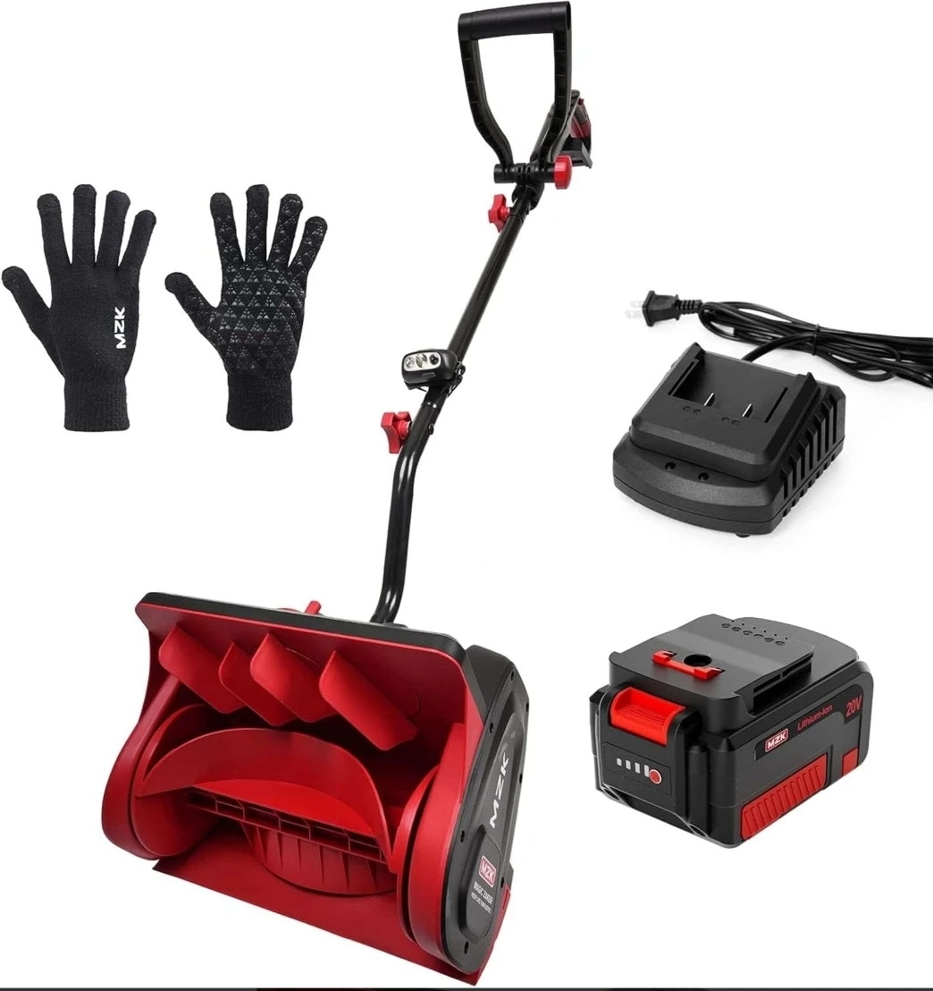 MZK Cordless Electric Snow Shovel with Battery and Charger - photo 3