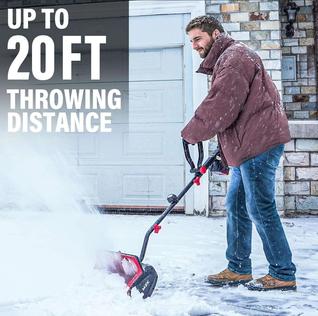MZK Cordless Electric Snow Shovel with Battery and Charger - photo 4