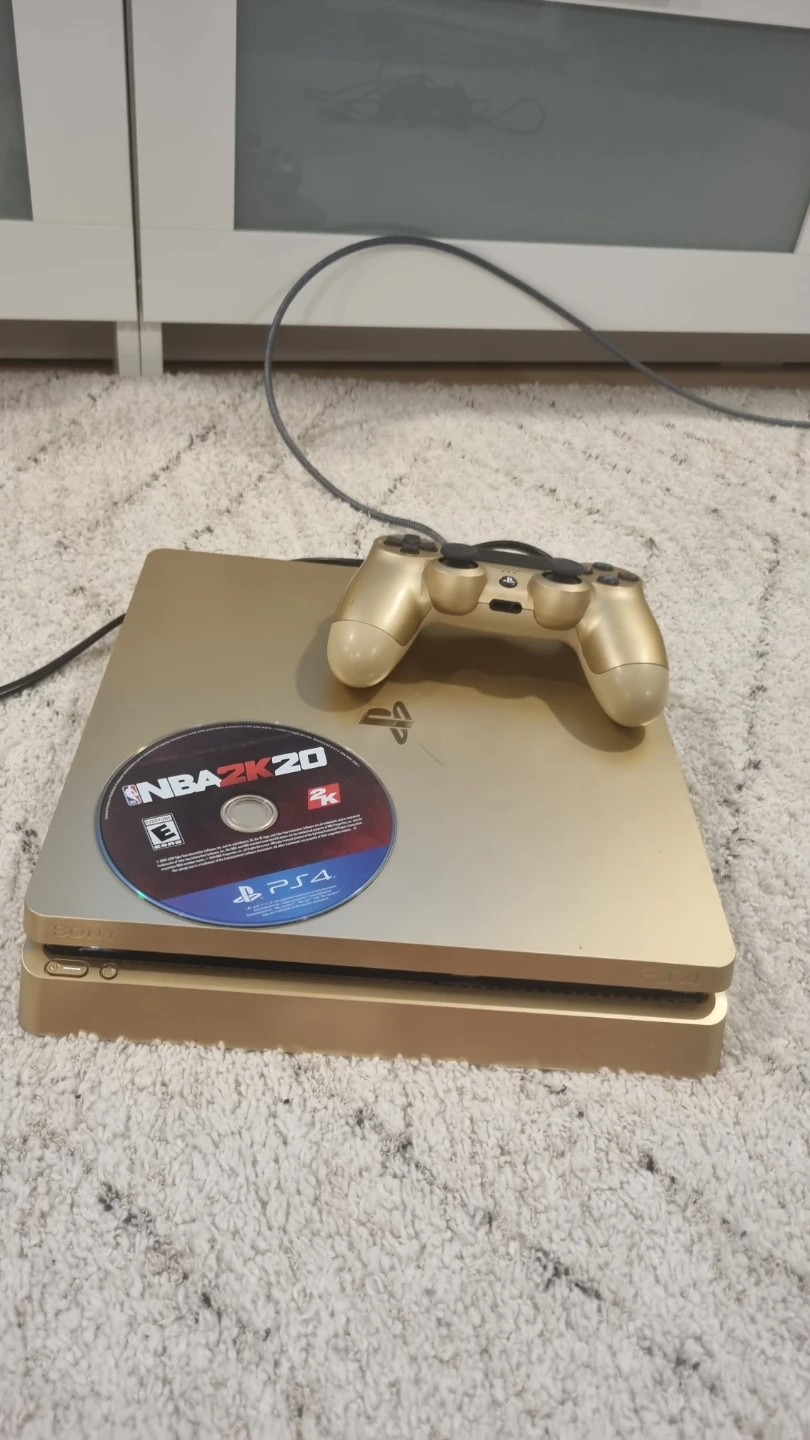 Ps4 with NBA 2K20 video game