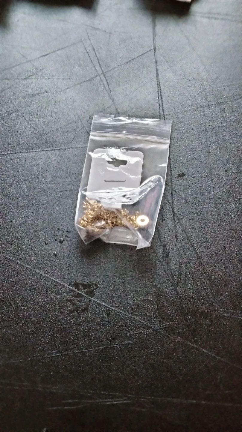 Gold Tone Chain Necklace with Pendant