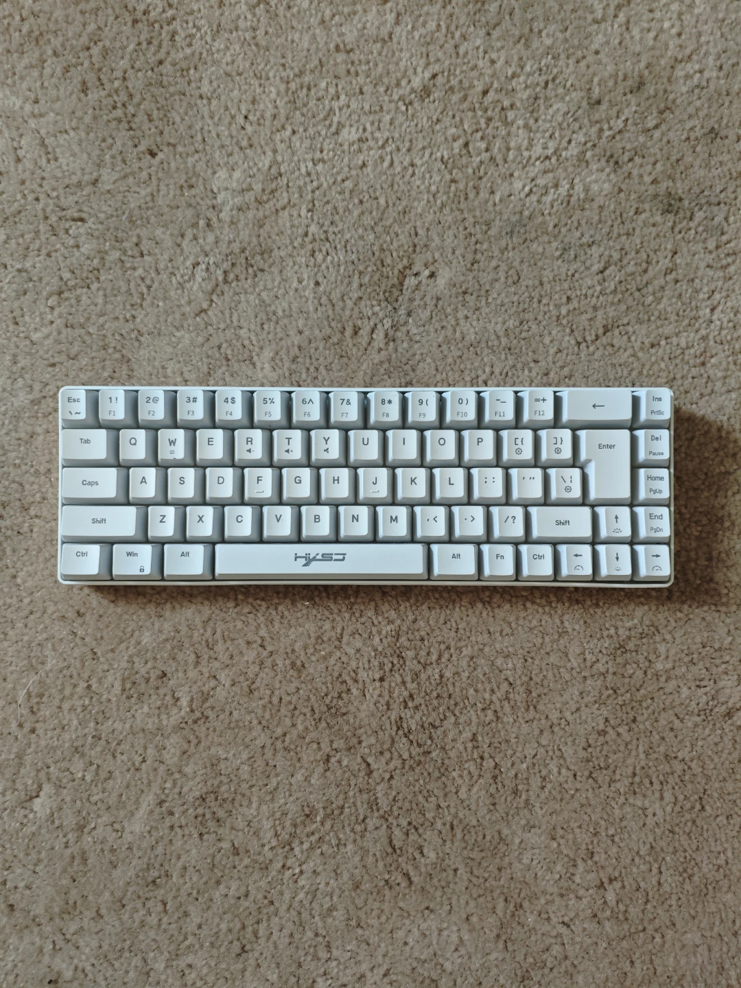 HXSJ white wired rbg gaming keyboard
