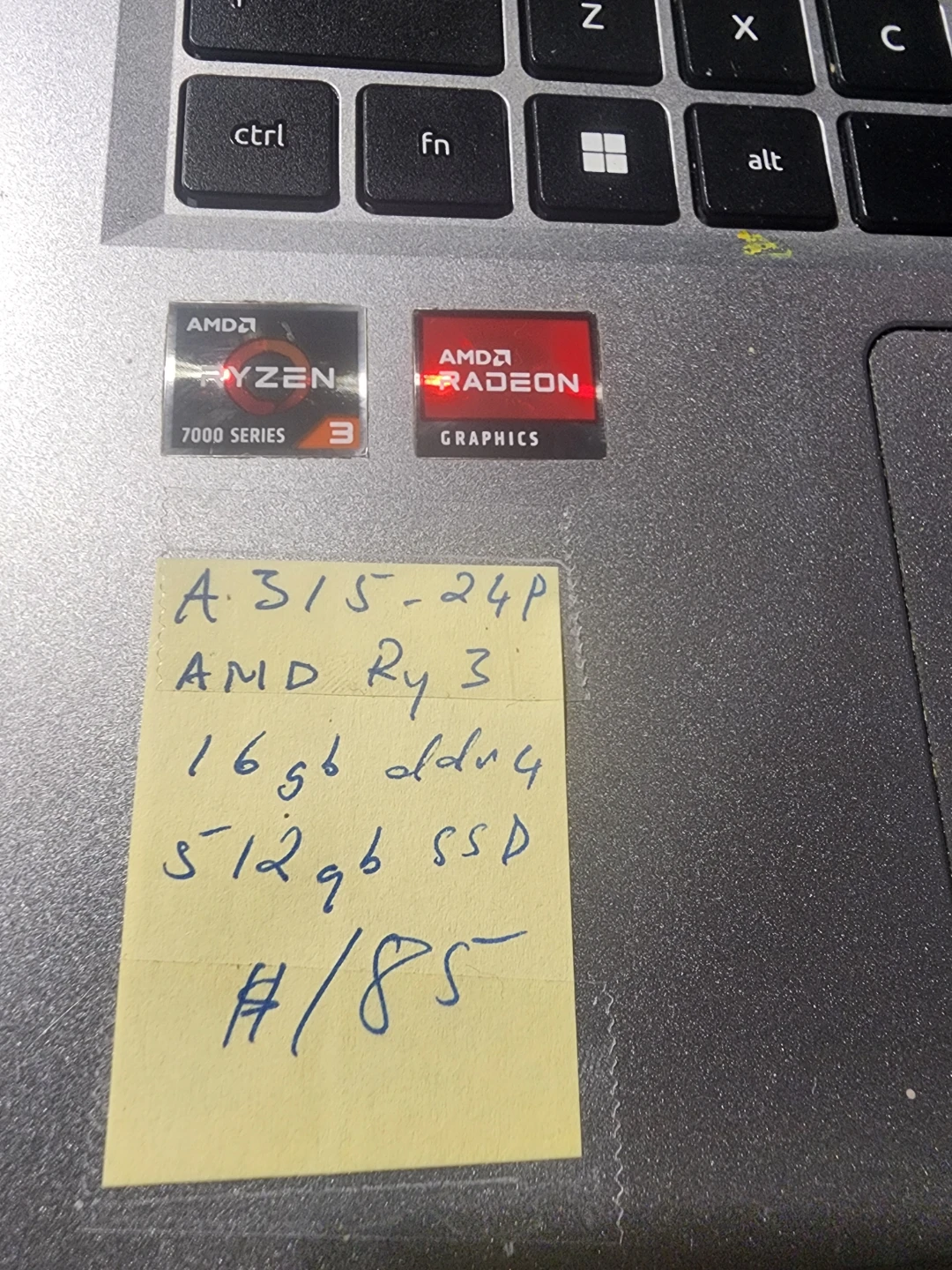 Acer Aspire 3 A315-24P Laptop - AMD Ryzen 3, 16GB RAM, 512GB SSD - photo 2