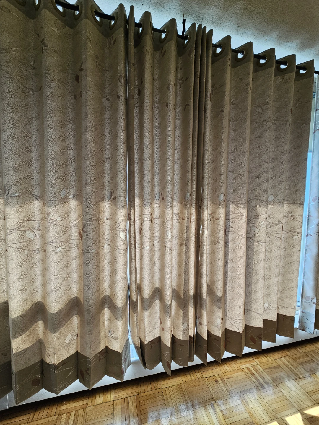 Set of Curtains with Rods