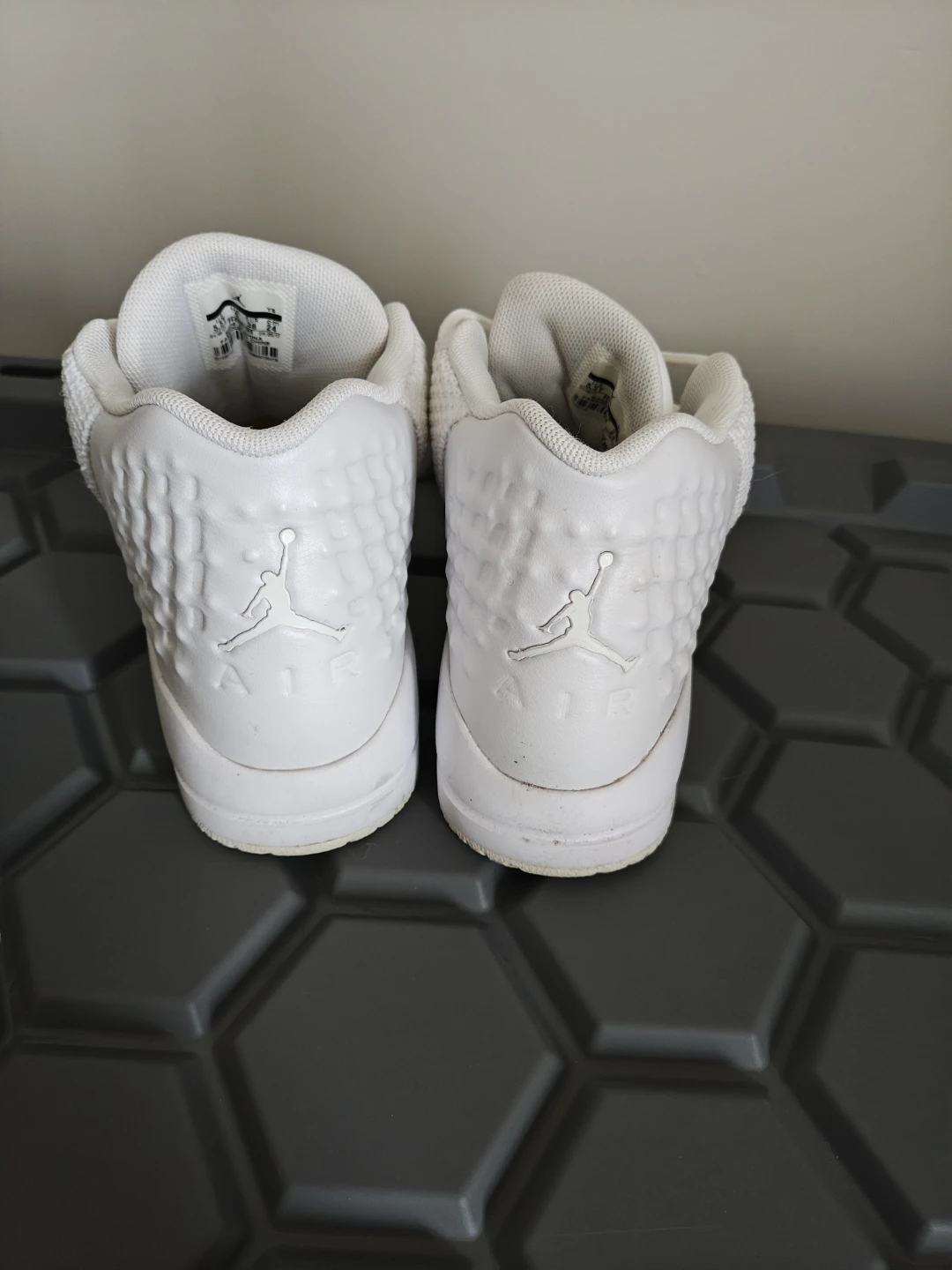 Jordan Air White Sneakers Youth Size 5.5Y - photo 3
