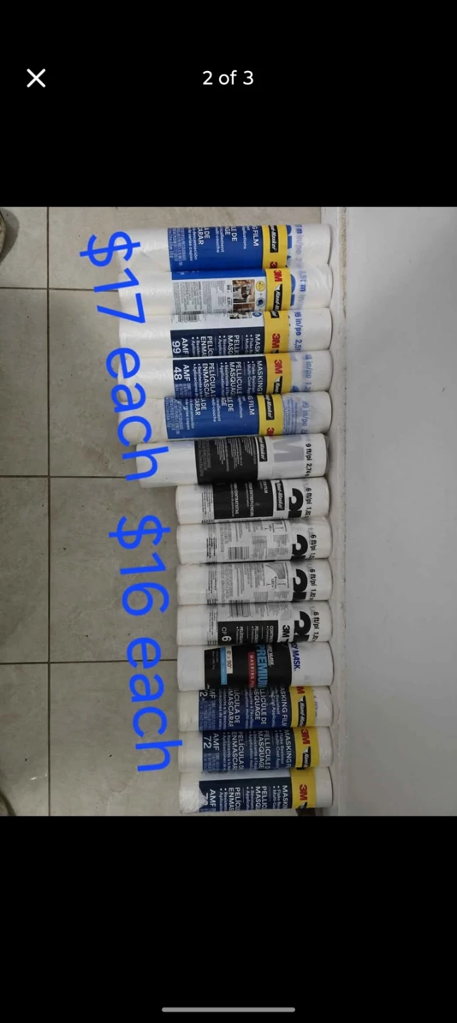 3M Masking Film & Hand-Masker Masking Film Rolls