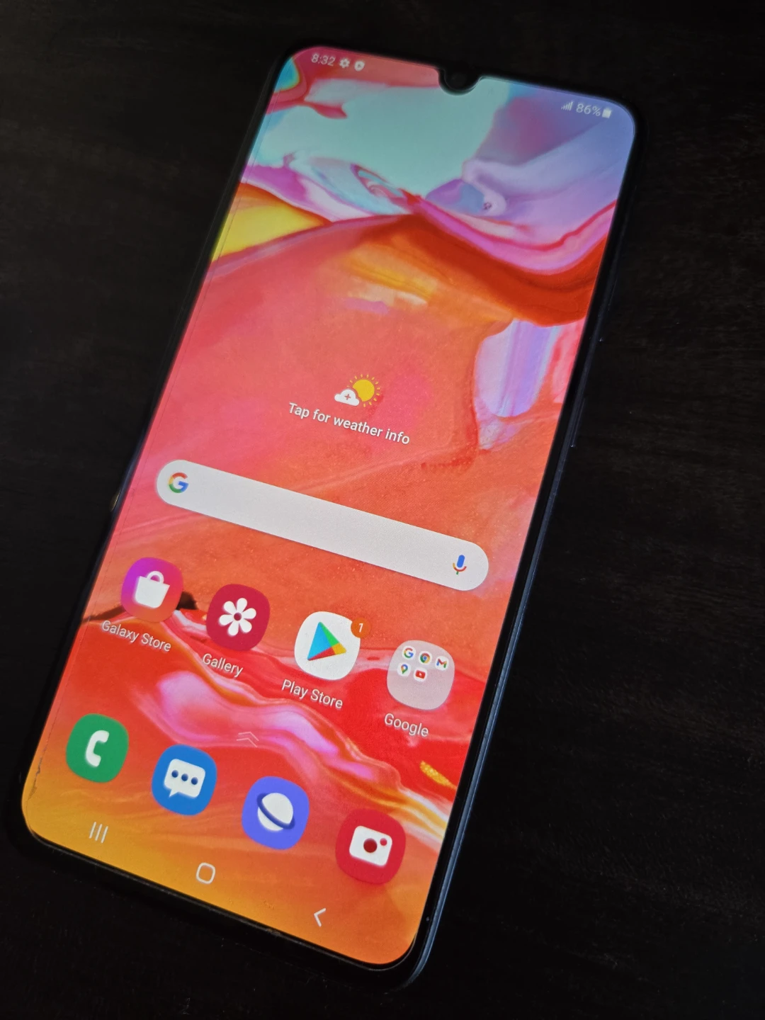 Samsung Galaxy A70 smartphone 128GB