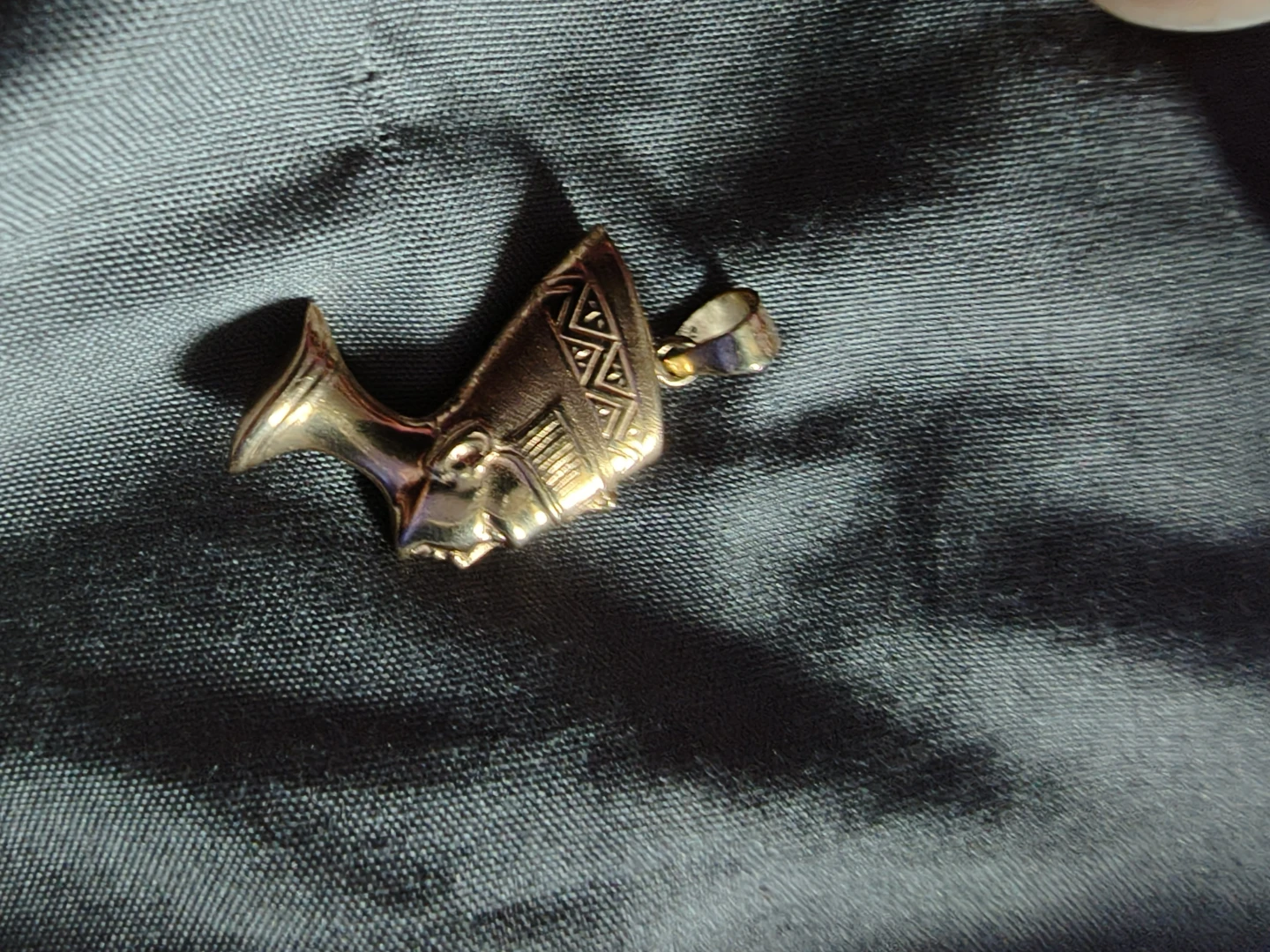 10k Gold Nefertiti Pendant - photo 2