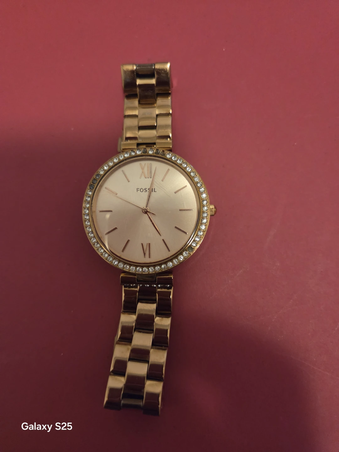 Fossil Rose Gold Tone Stainless Steel Watch