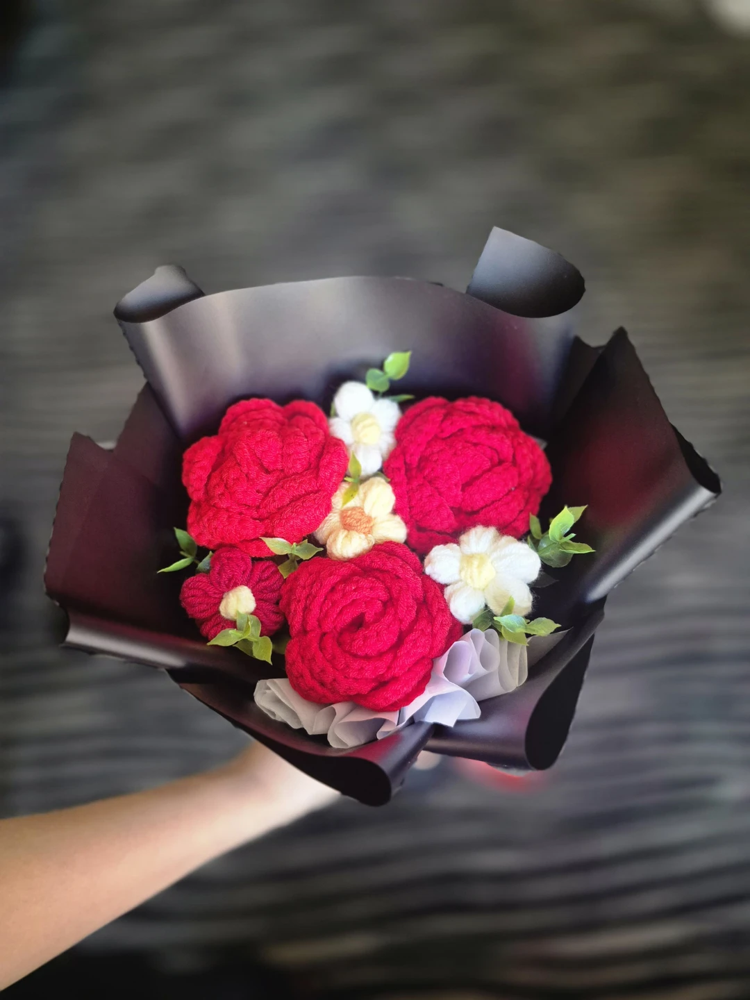 Handmade Crochet Flower Bouquet