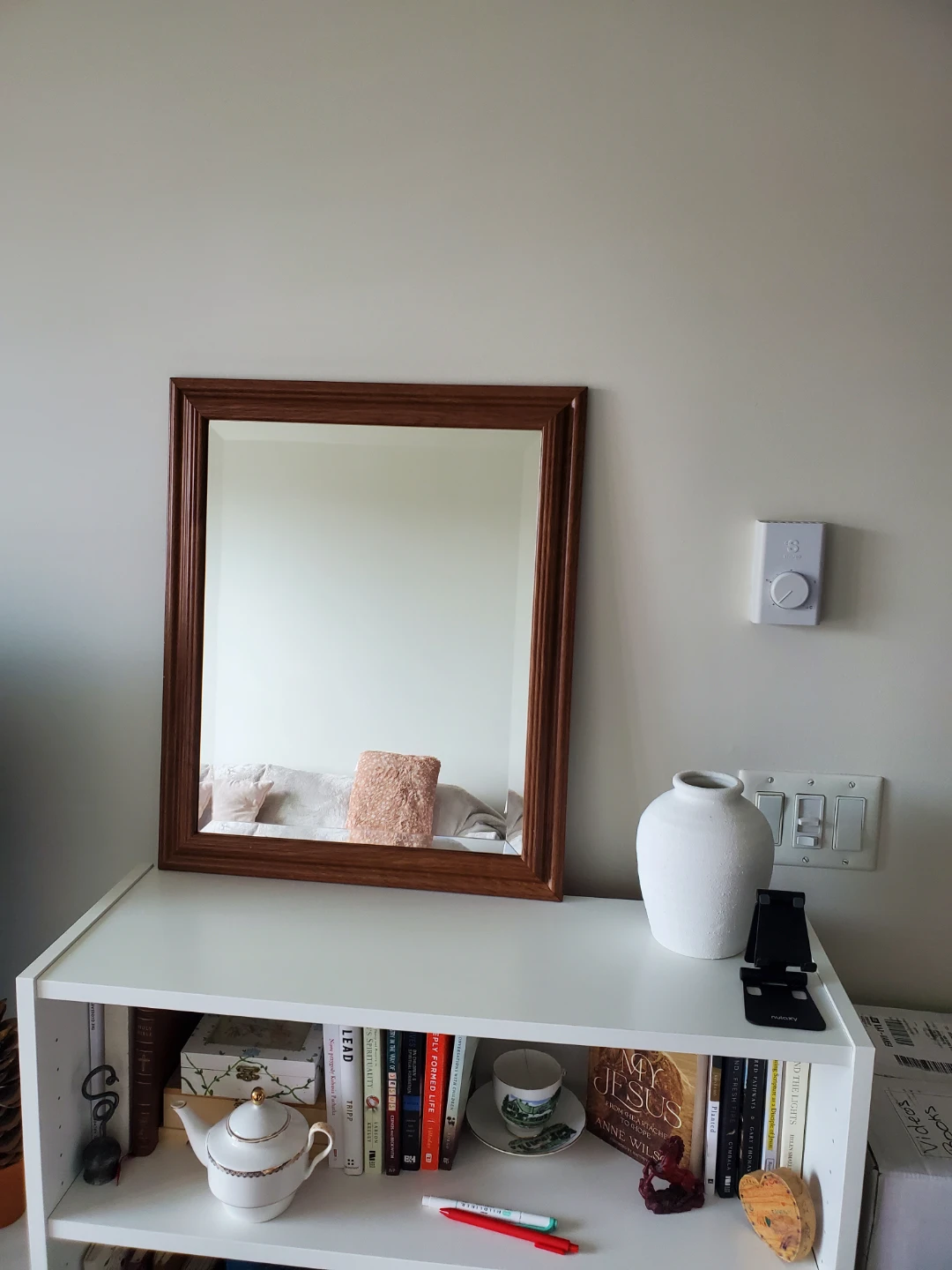 Wooden Framed Mirror - photo 2