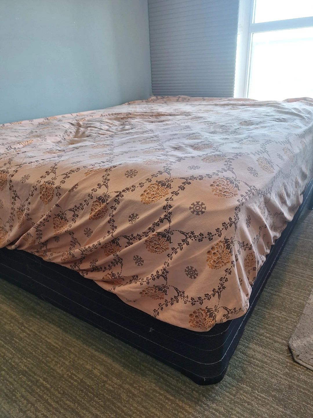 Queen Size Bed Frame with Box Spring - photo 3