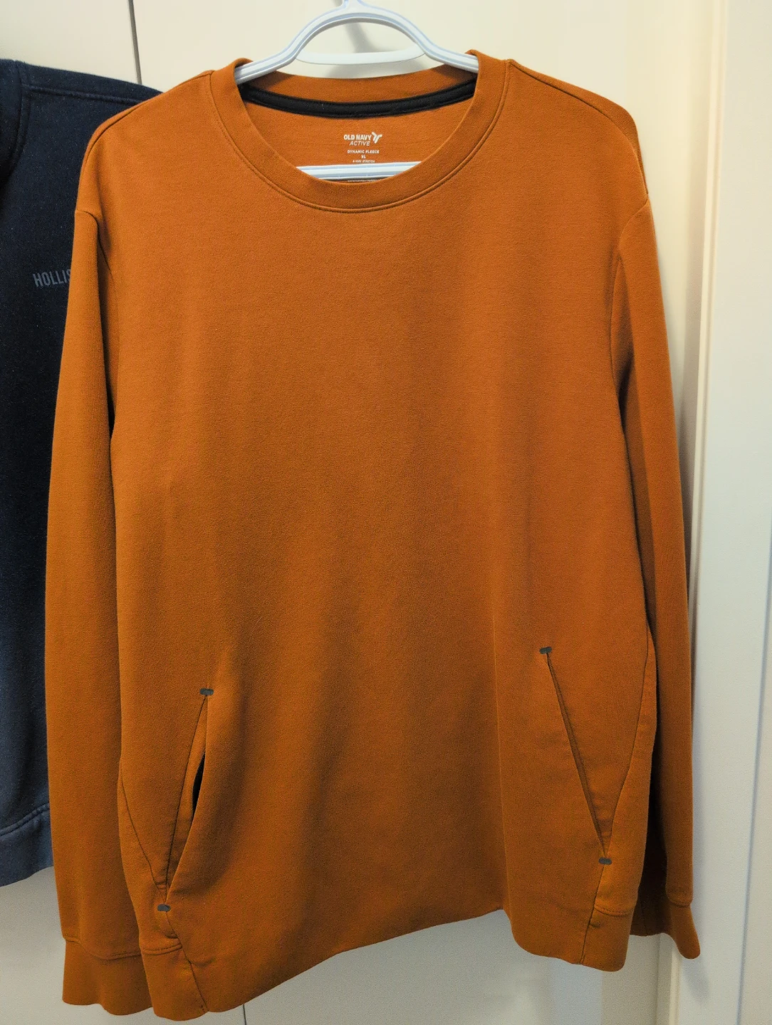 Hollister Men's Navy Blue Ombre Hoodie Size L - photo 5