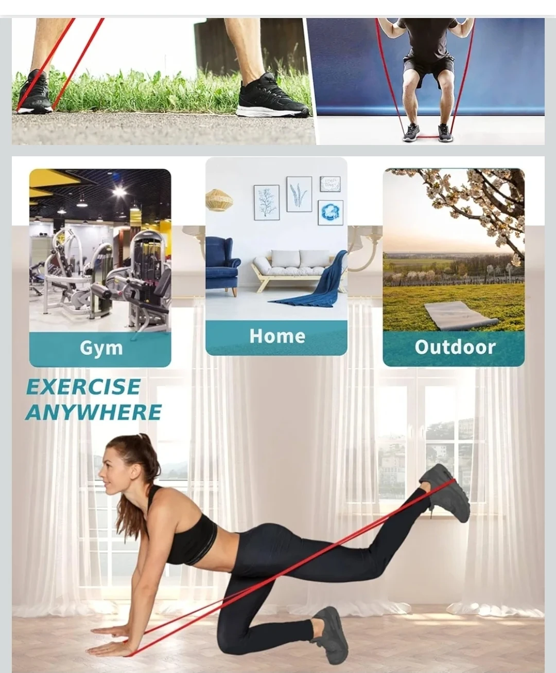 Resistance Band, Pull Up Assistance Bands, Workout Bands - photo 5