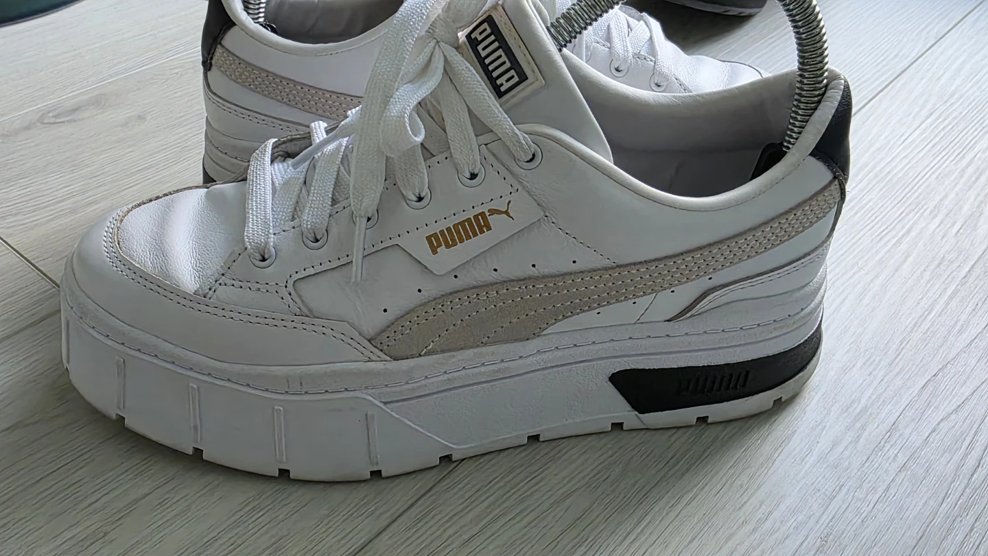 Puma White Platform Sneakers