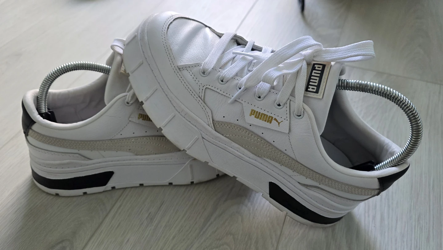 Puma White Platform Sneakers - photo 4