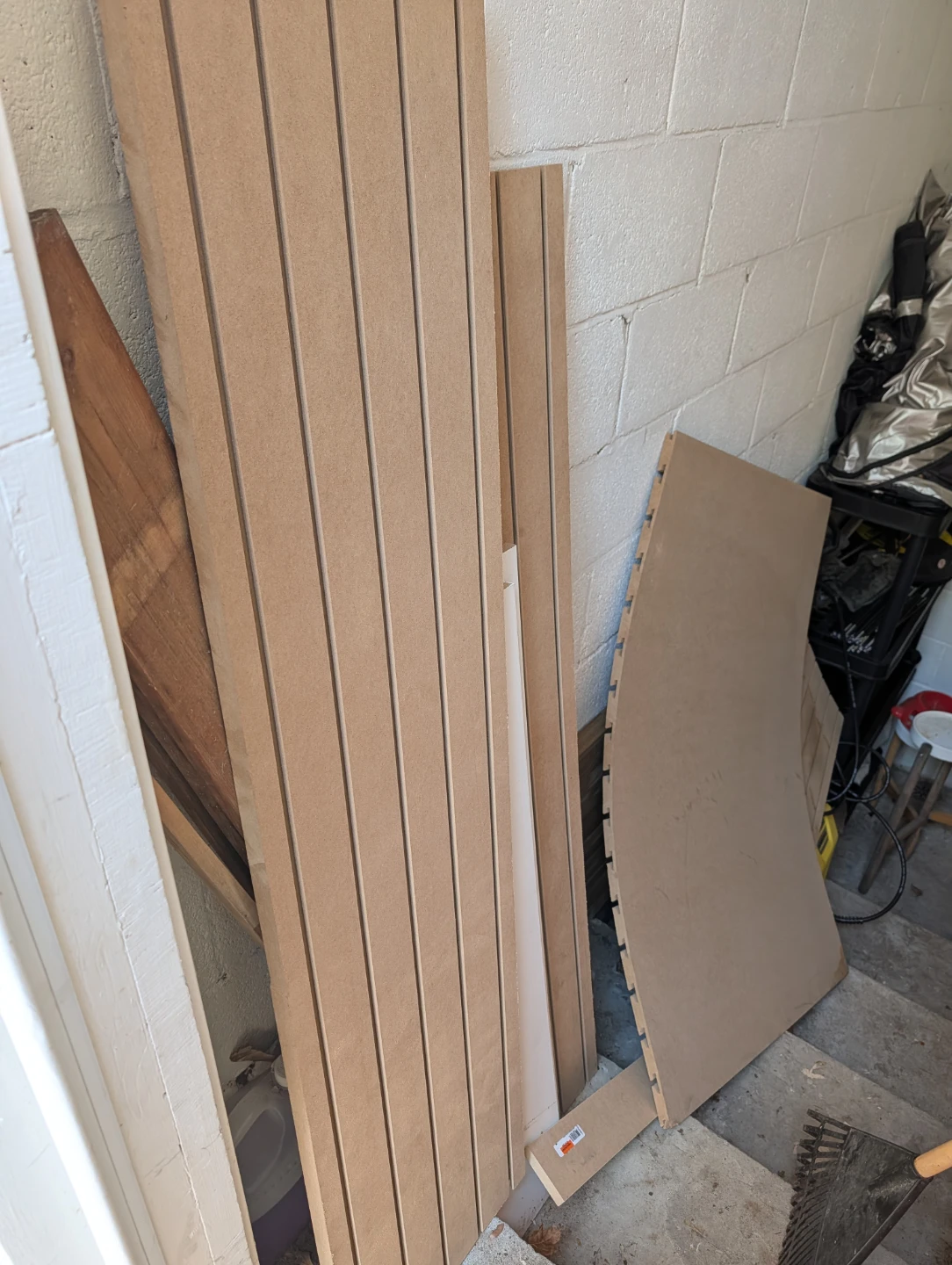 Free Scrap Wood Panels and Trim