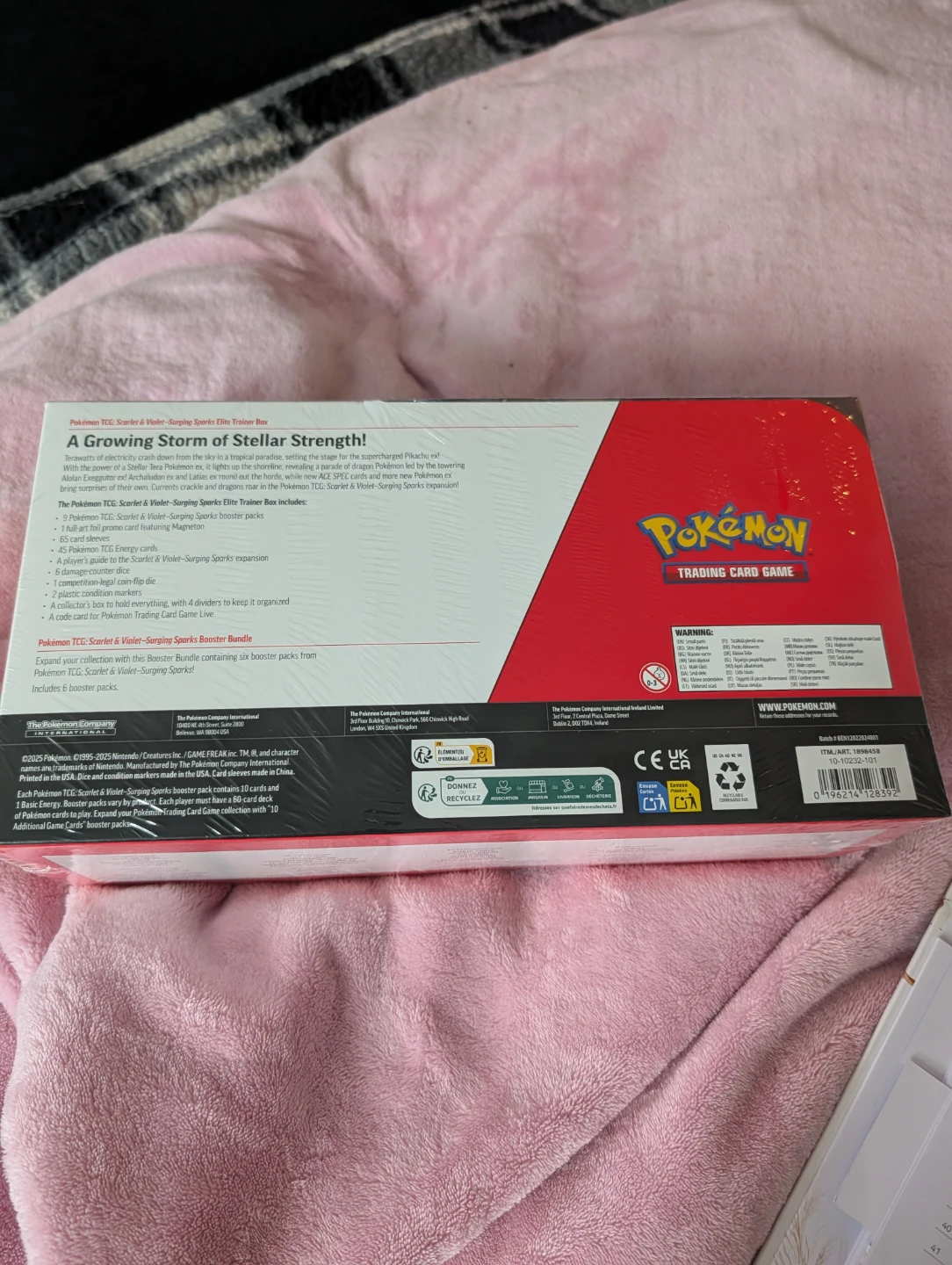 Pokemon TCG Scarlet & Violet-Surging Sparks Elite Trainer Box - photo 2