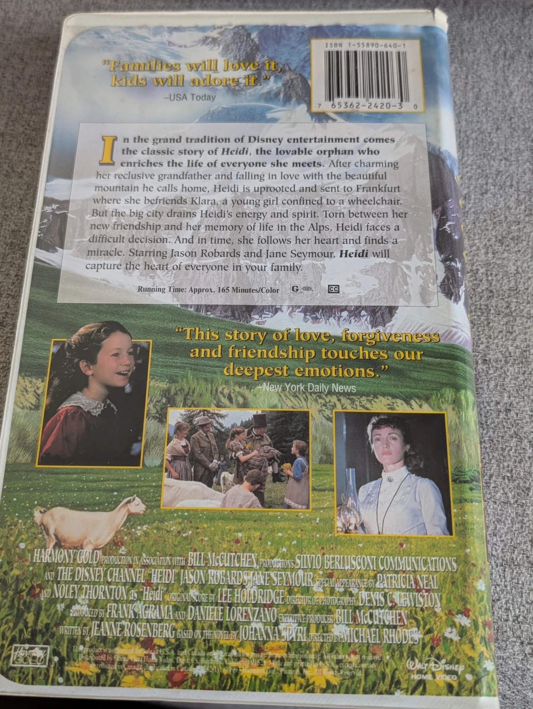Disney Presents Heidi VHS Tape - photo 4