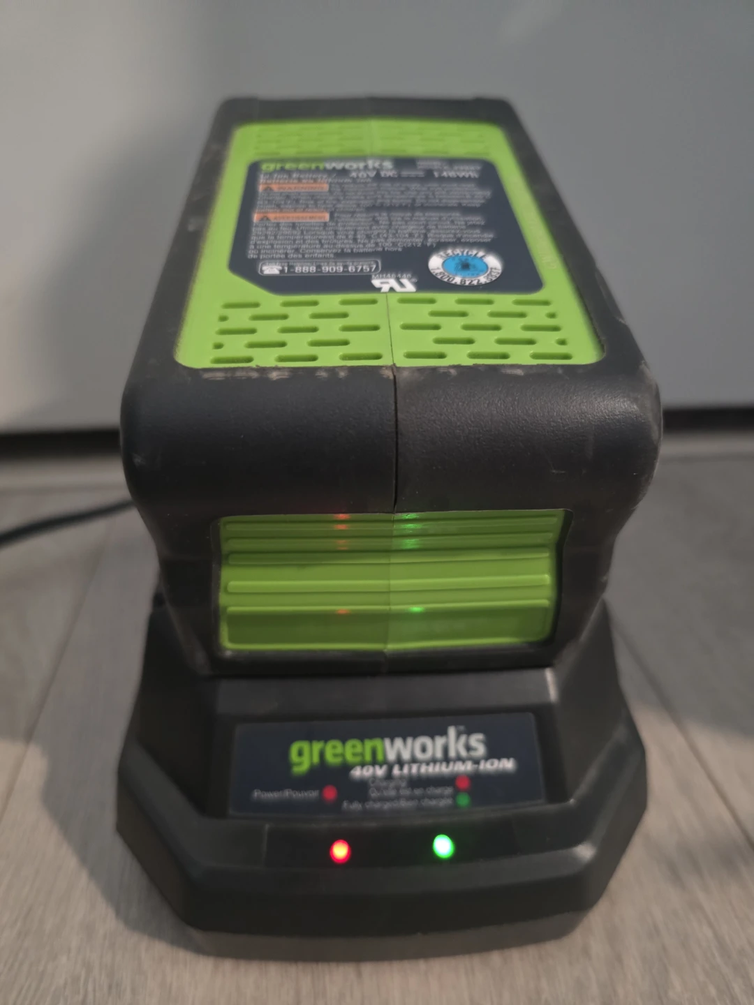 Genuine OEM Greenworks 40V Battery & Charger