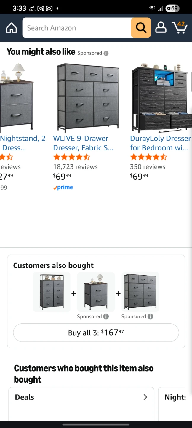 WLIVE 9-Drawer Dresser, Fabric Storage Tower - photo 4