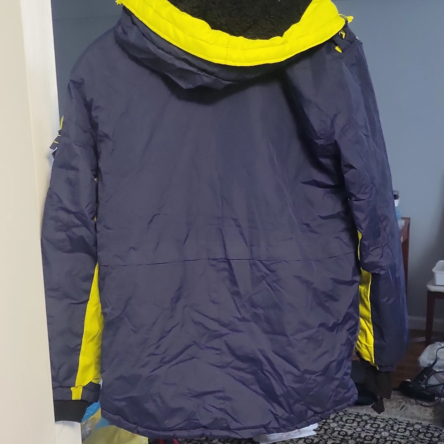 Hawke Sport Youth Winter Jacket Navy Blue/Yellow Size M - photo 4