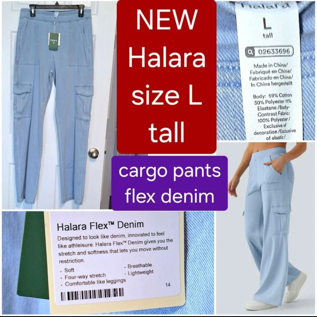 Halara Jeans - NEW - cargo pants size L tall