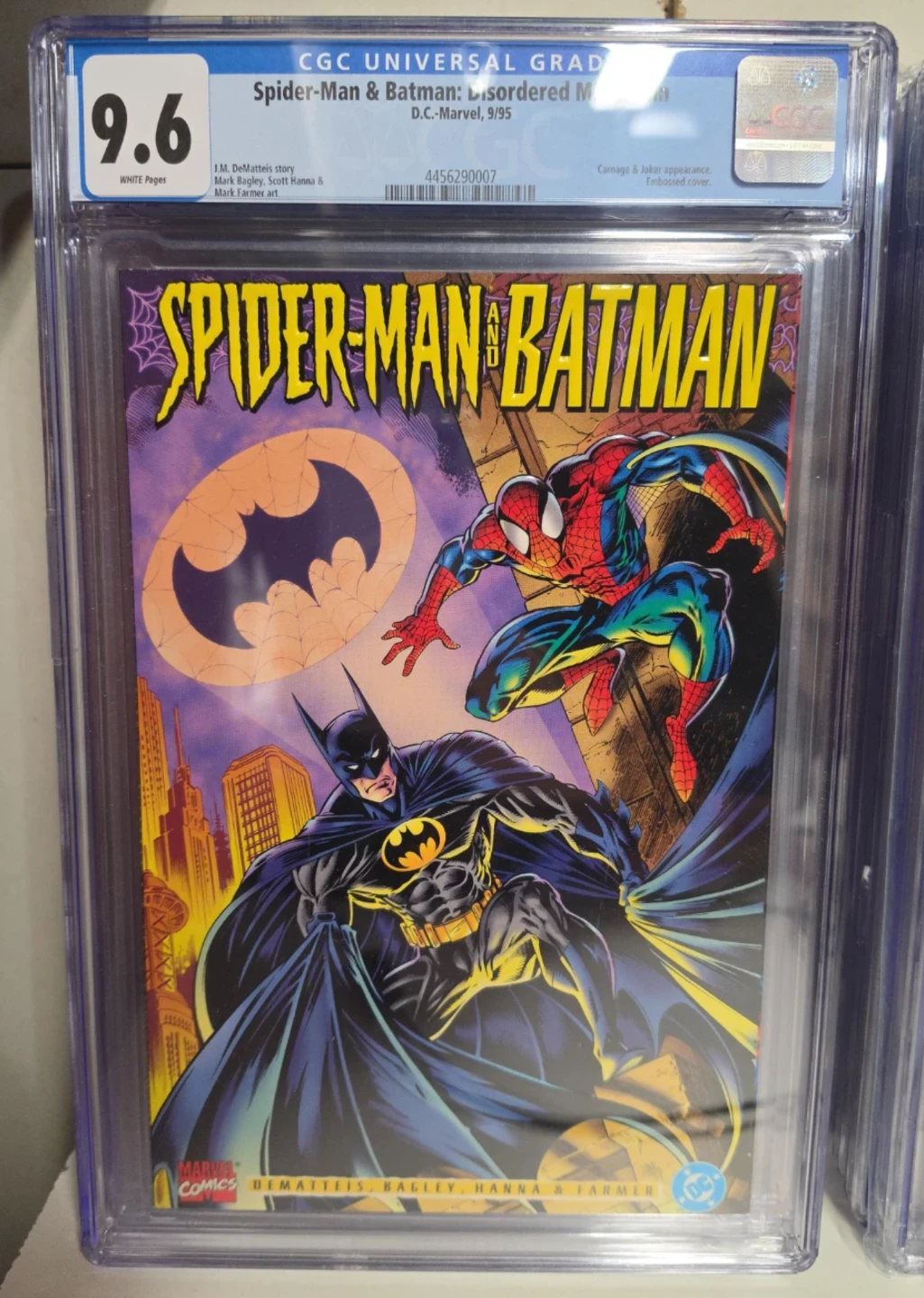 Spider-Man & Batman: Disordered Mind Comic (CGC 9.6, 9/95)