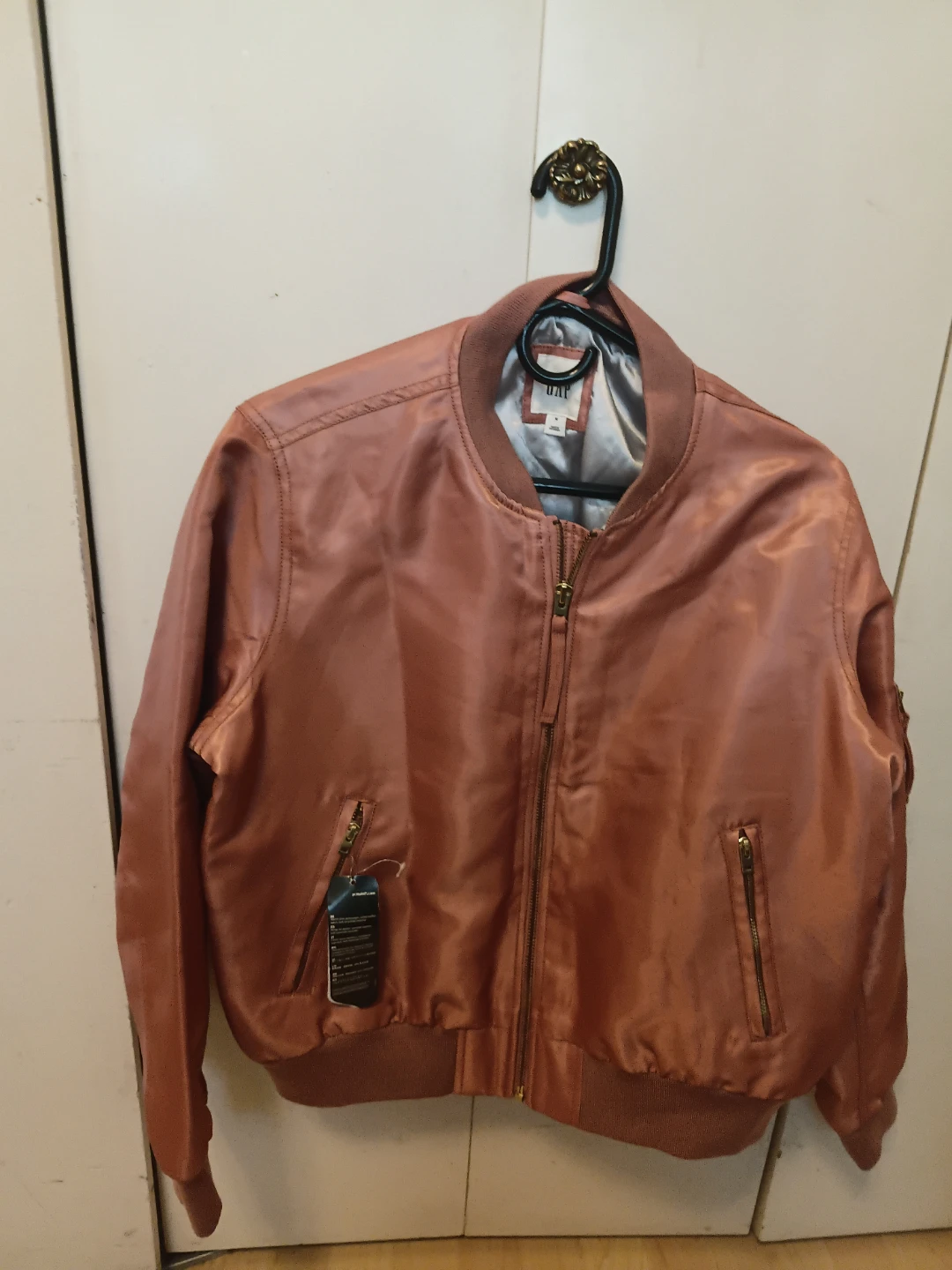 GAP Bomber Jacket - Rose Gold - Size M - photo 2