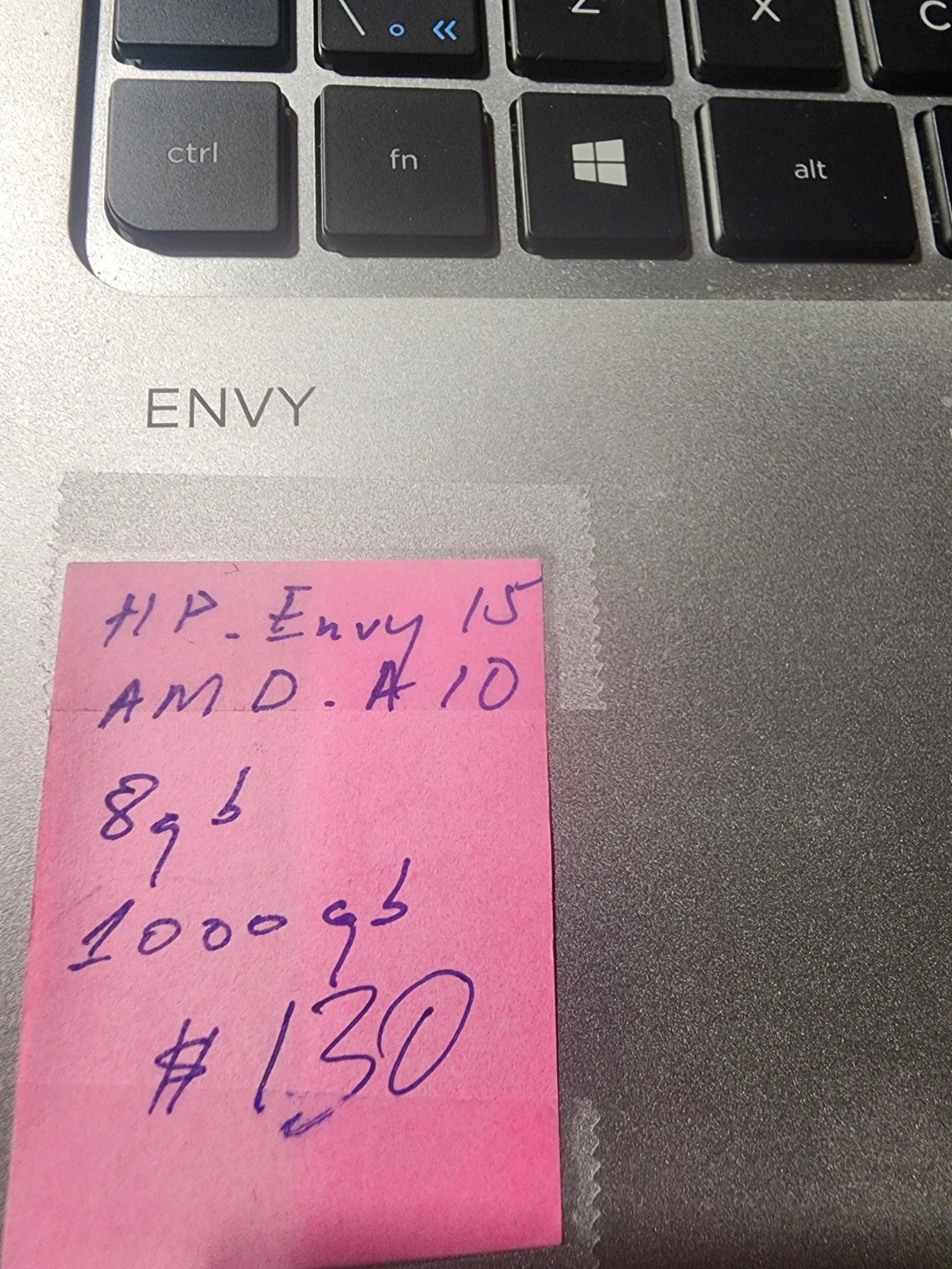HP Envy 15 Laptop - AMD A10, 8GB RAM, 1TB HDD - photo 2