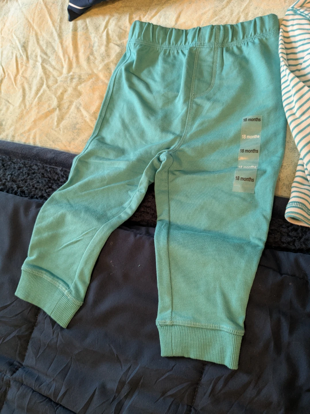Baby Boys Pant Set Sea Crest Striped Truck - photo 3