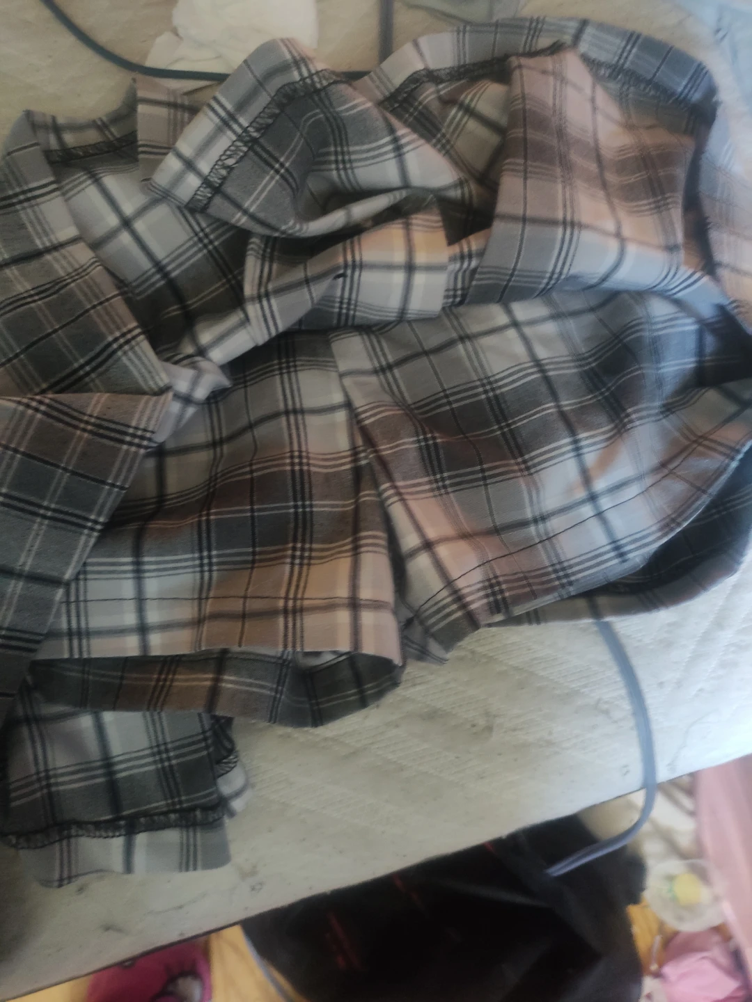 Plaid Pleated Mini Skirt - photo 2
