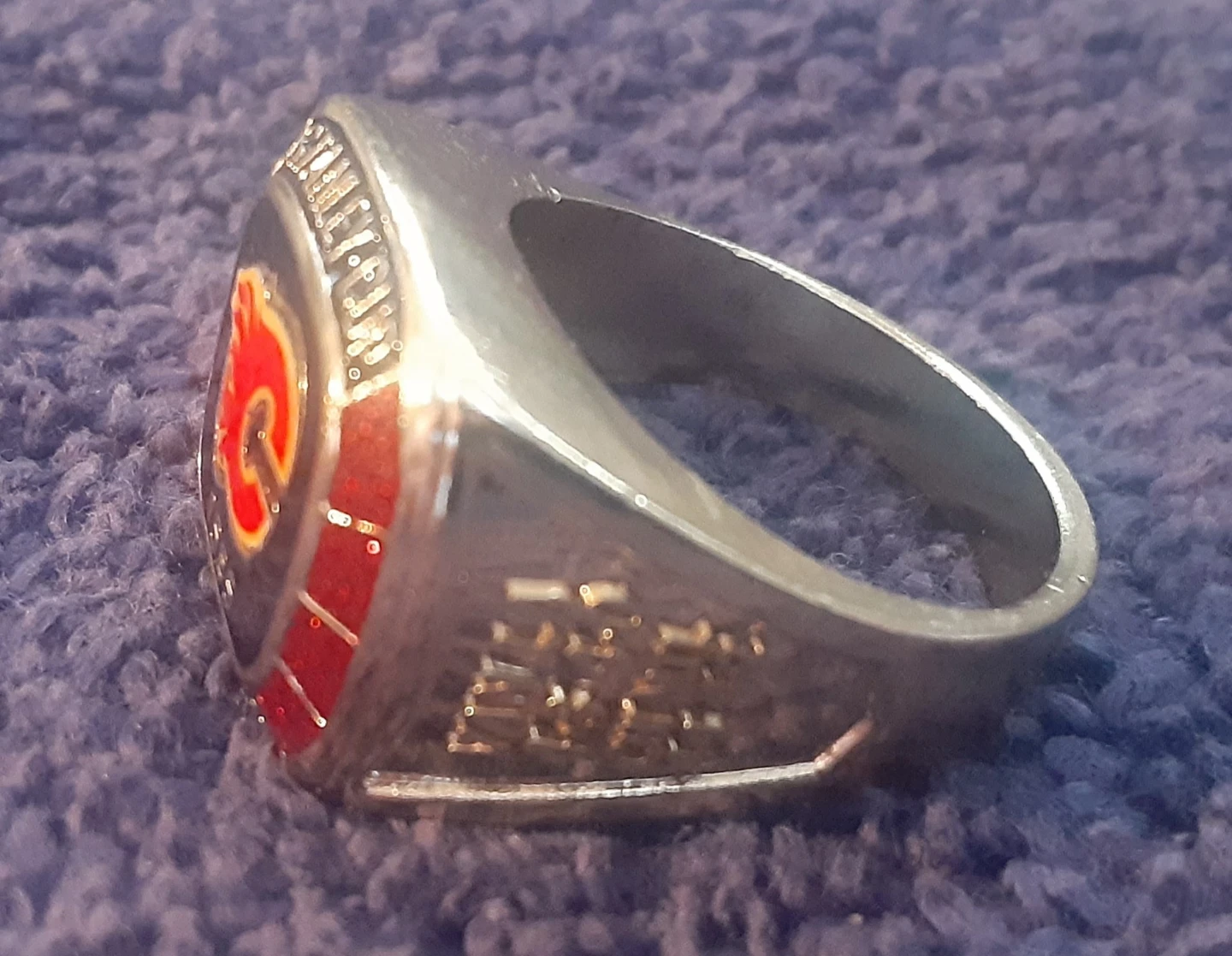 Calgary Flames Stanley Cup Champions 1989 Replica Ring - photo 5