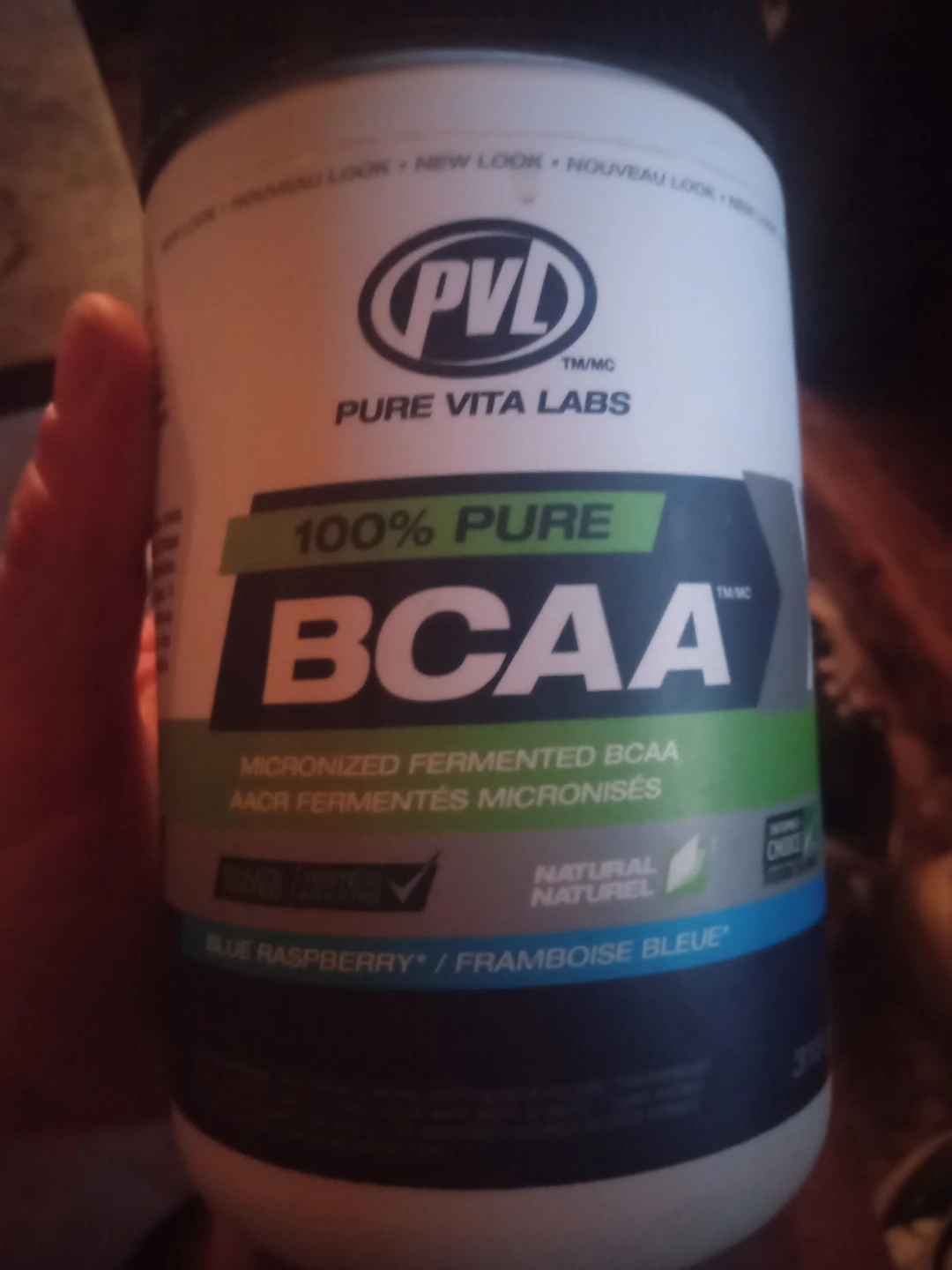 PVL Pure Vita Labs 100% Pure BCAA Blue Raspberry - photo 2