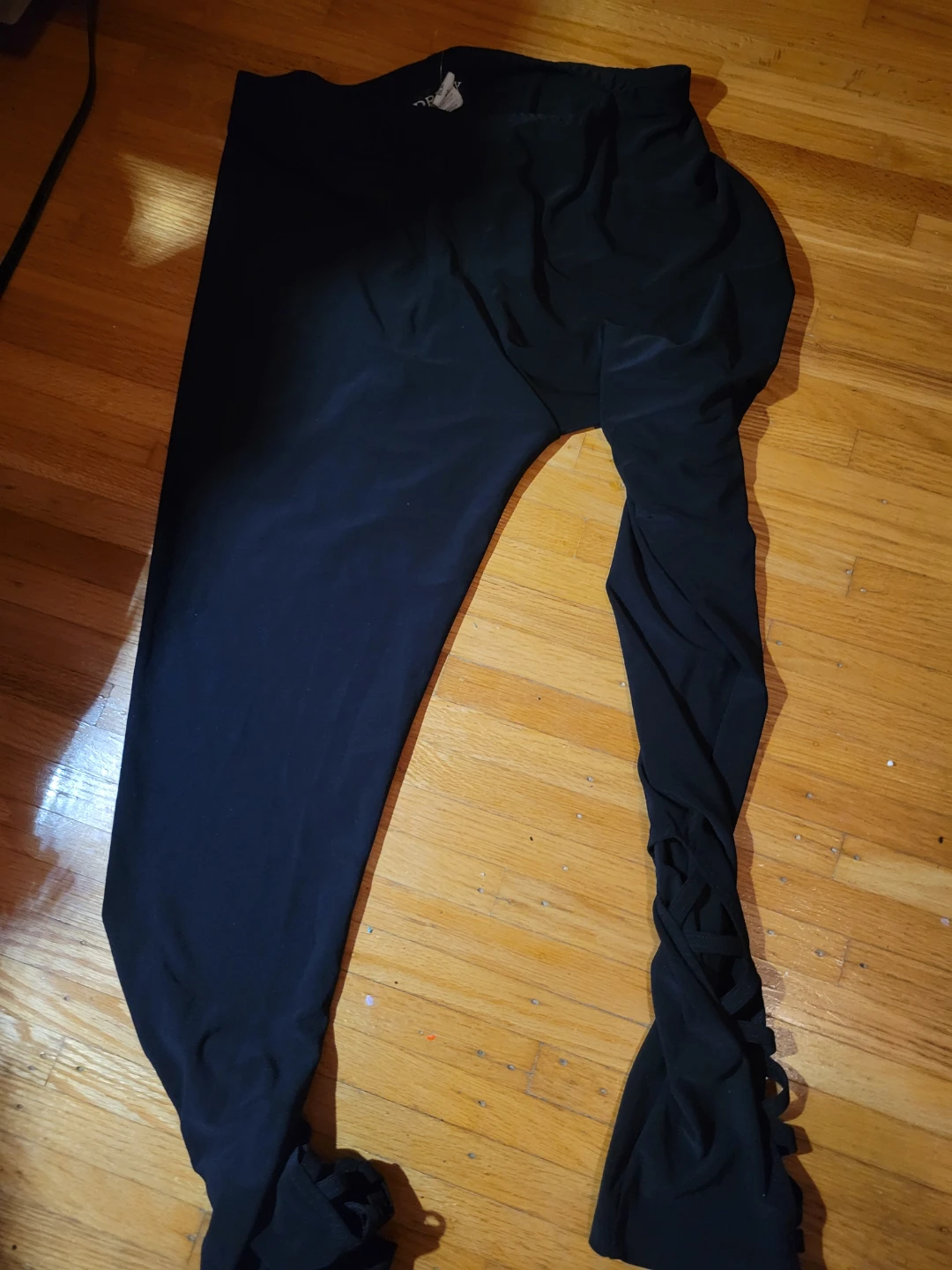 Black Mesh Leggings