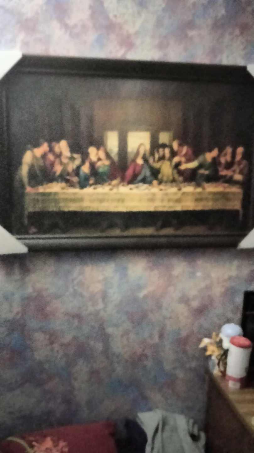Framed "The Last Supper" Wall Art