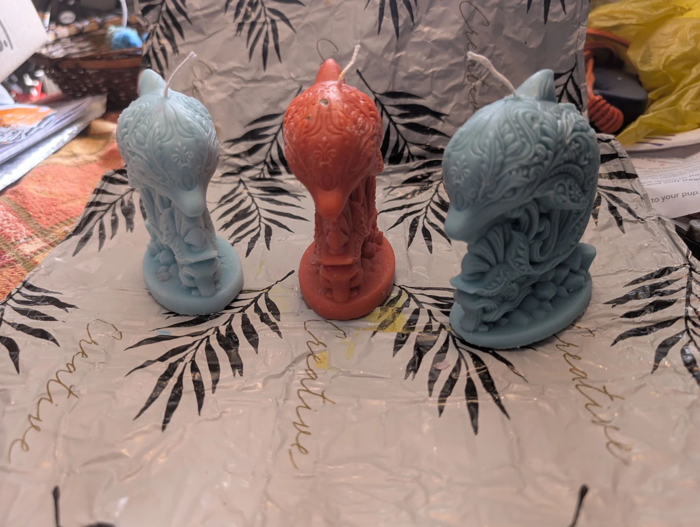 Assorted Decorative Sculptural Candles - photo 3