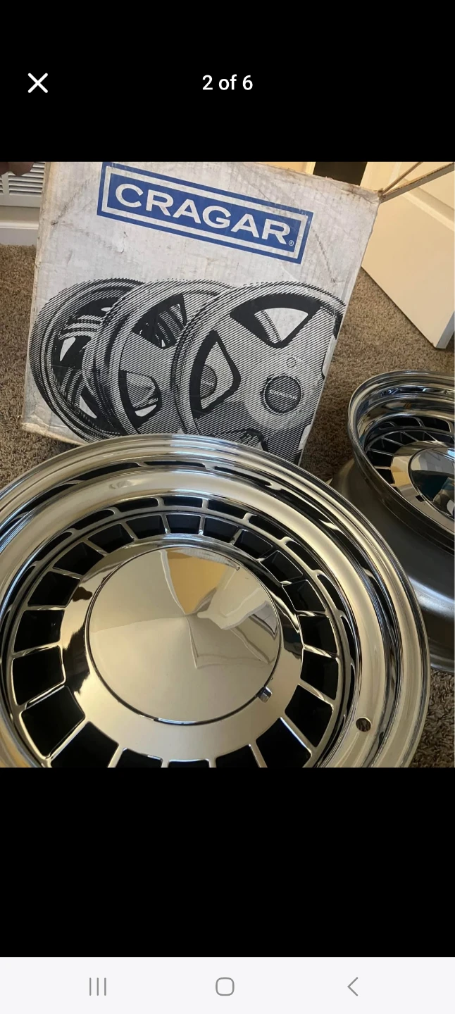 New 1991 Cragar wheels rims 5x5.5  5x139.7 - photo 2