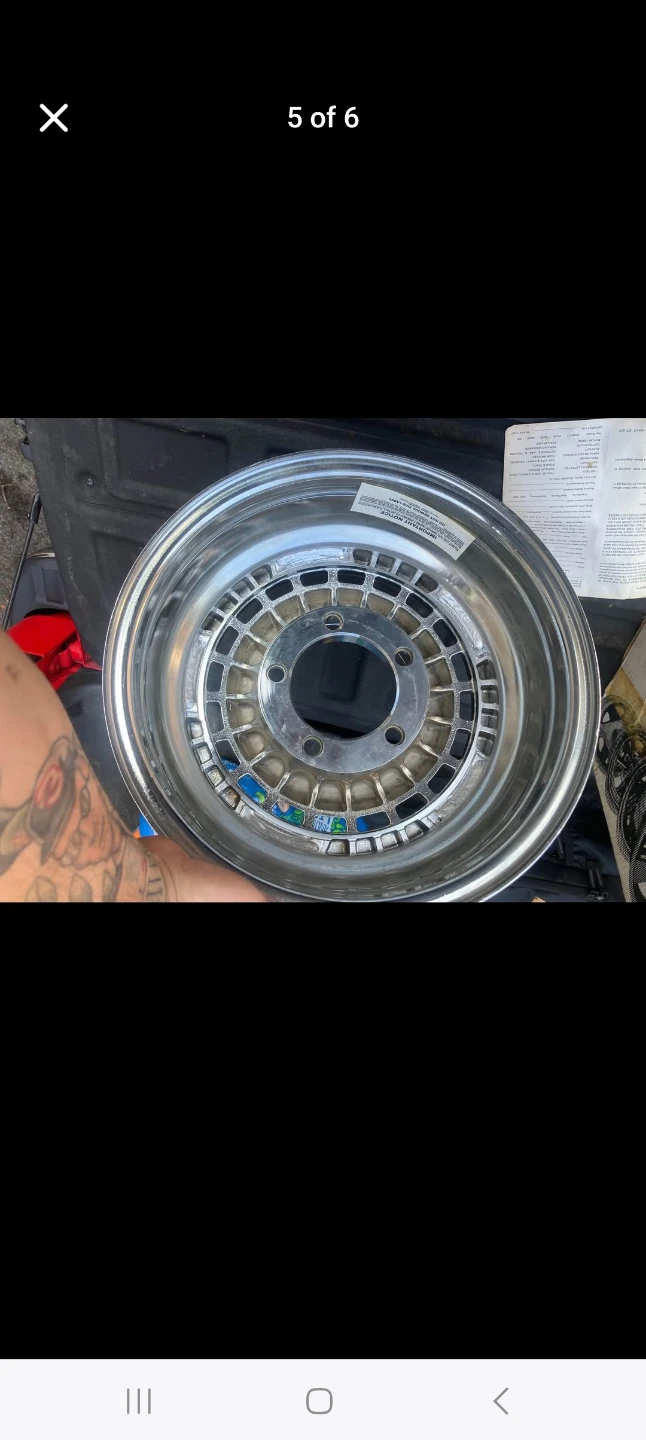 New 1991 Cragar wheels rims 5x5.5  5x139.7 - photo 5