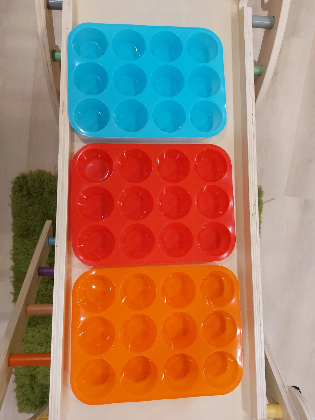 Set of 3 Silicone Muffin Tins