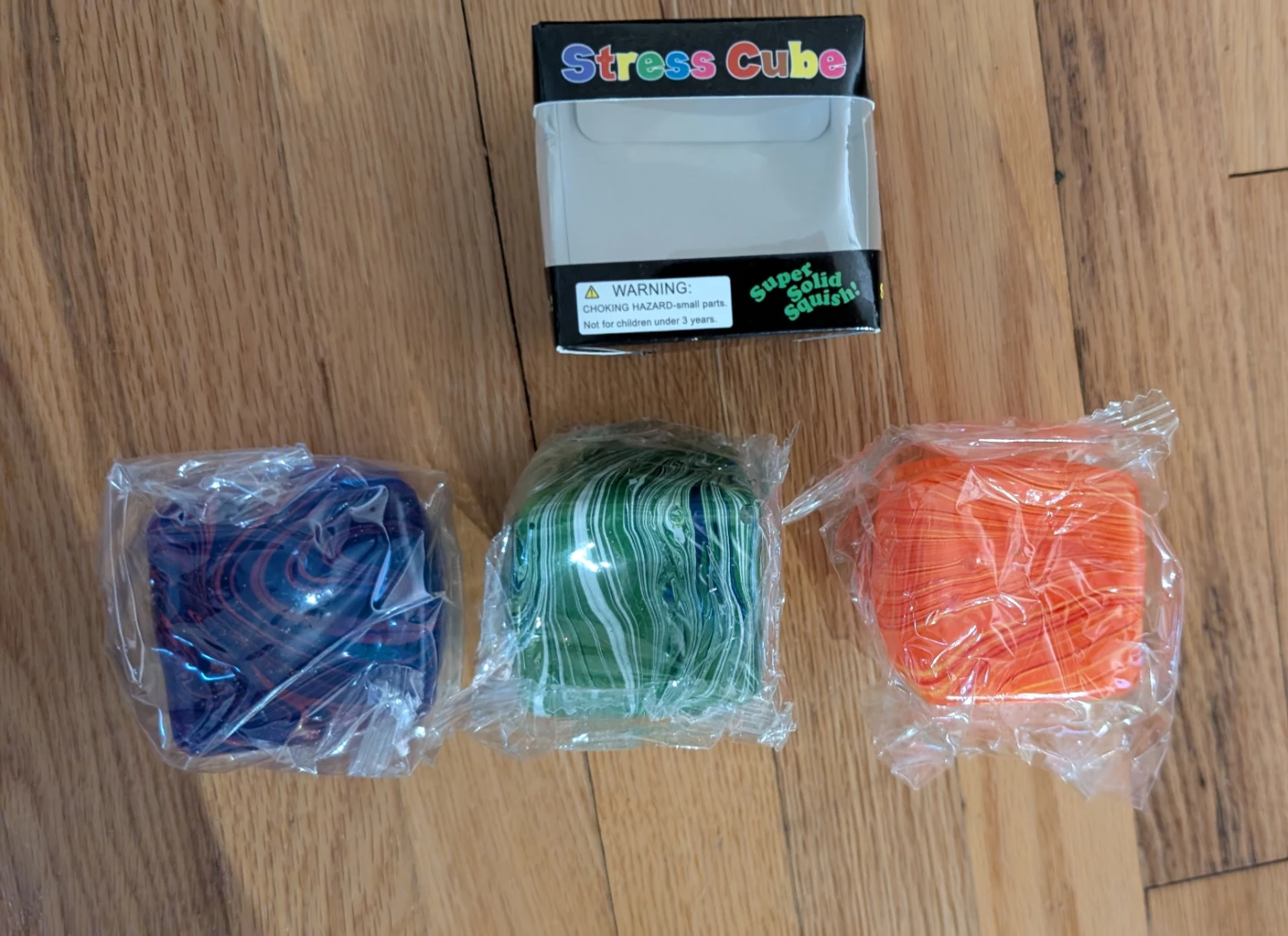 Super Stress Cube - Swirl Pattern - Needoh dupe