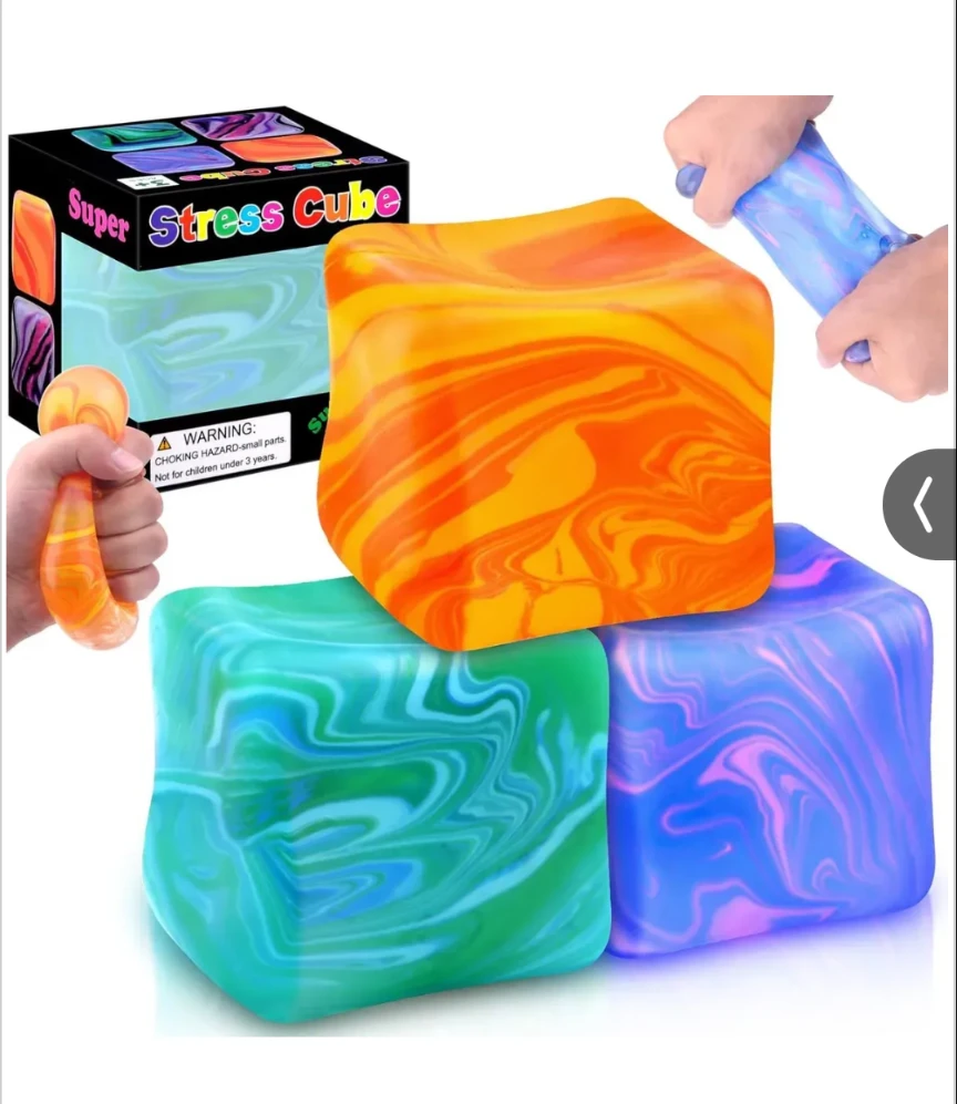 Super Stress Cube - Swirl Pattern - Needoh dupe - photo 3