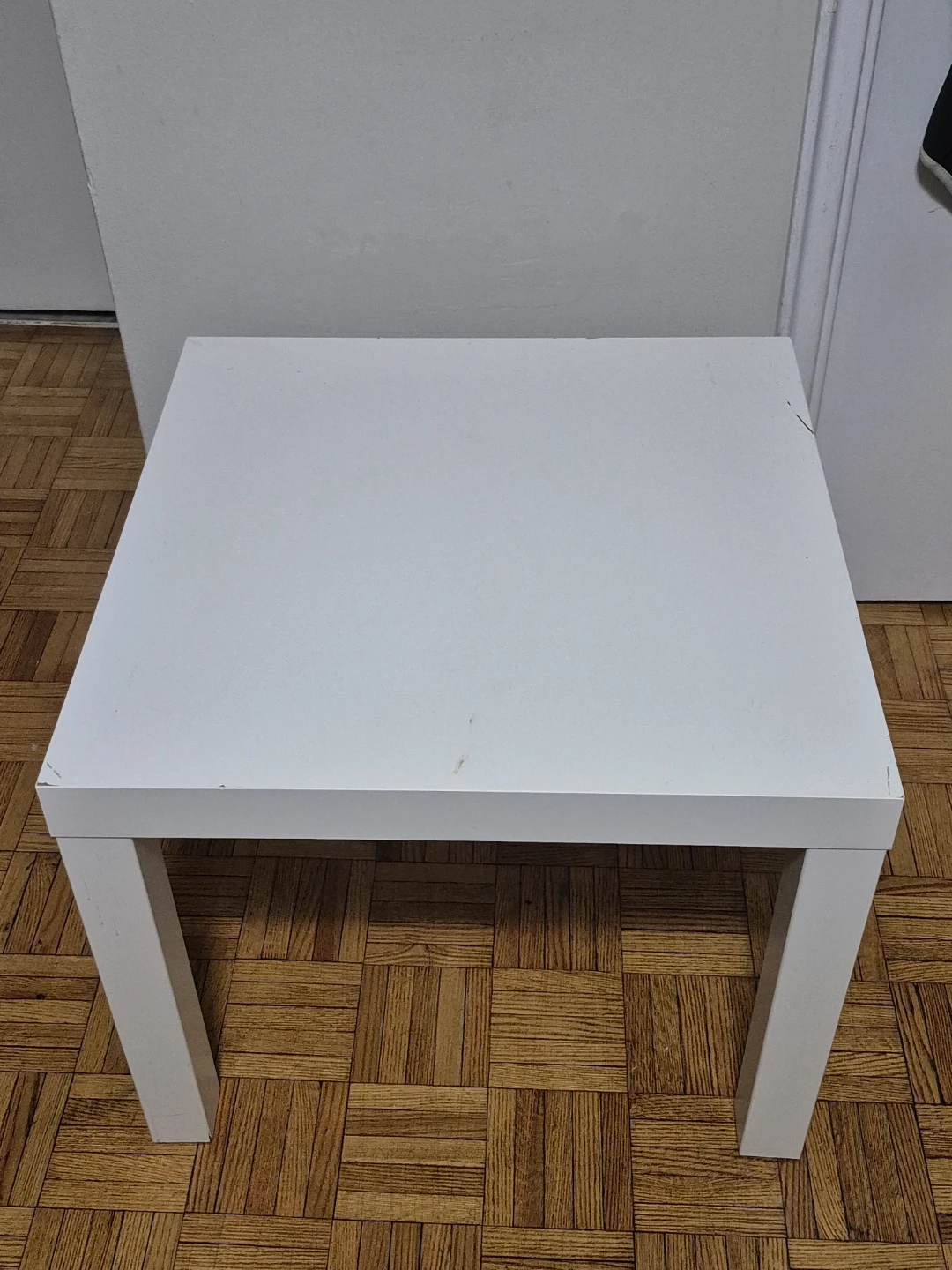 White Cube Side Table